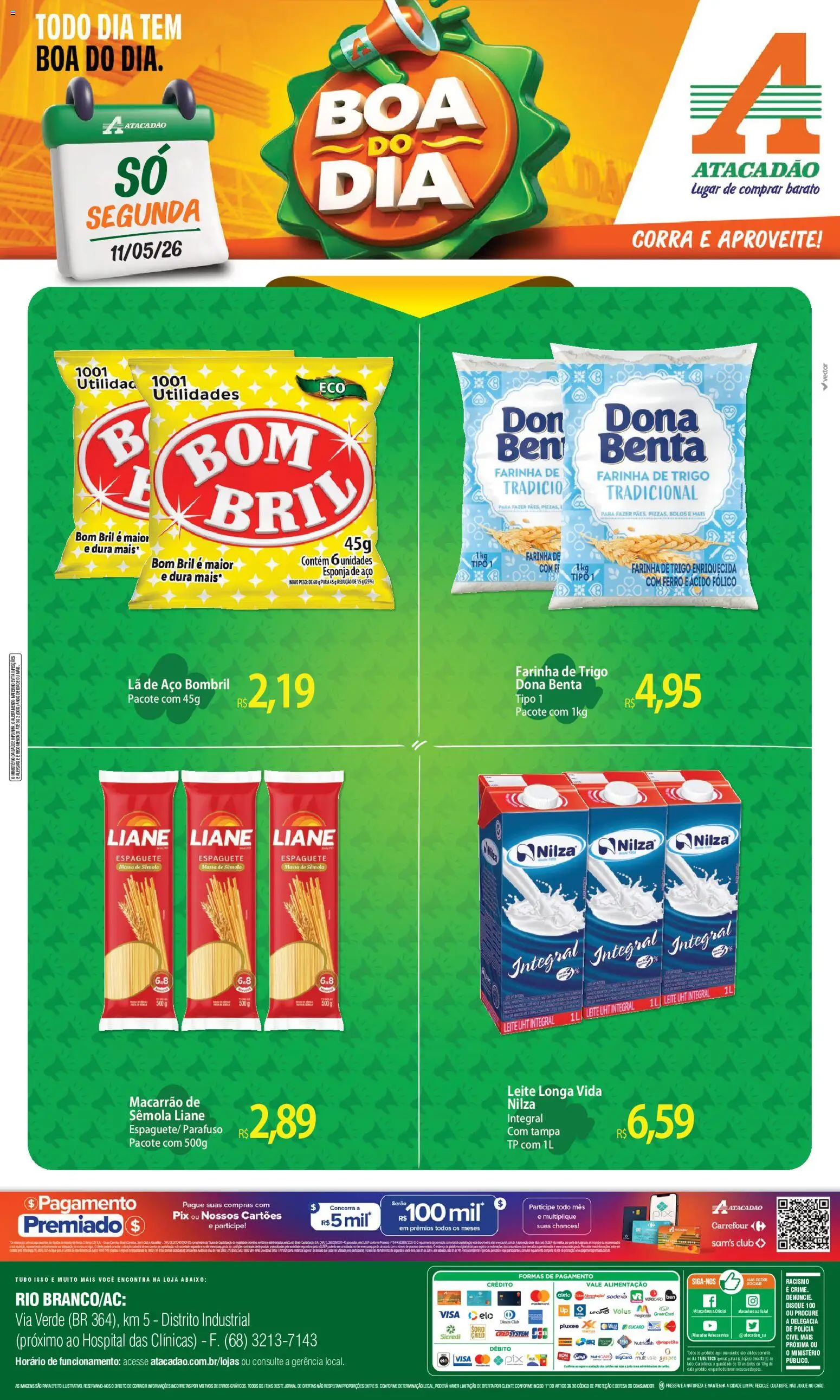Pré-Visualização do folheto "Atacadão ofertas - AC" da loja Atacadão válido a partir de 11/05/2026