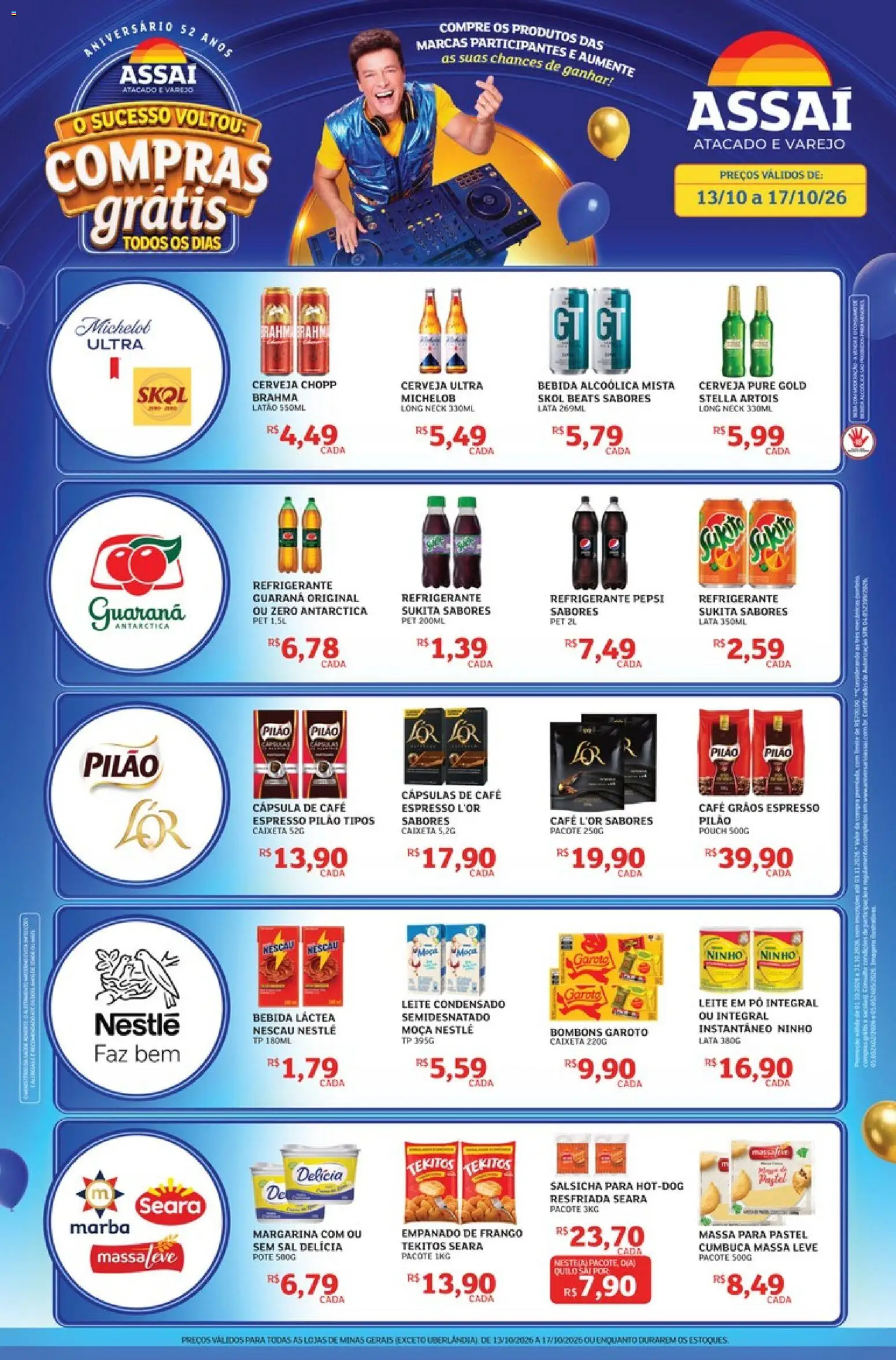 Pré-Visualização do folheto "Assaí Atacadista ofertas - MG" da loja Assaí Atacadista válido a partir de 13/10/2026