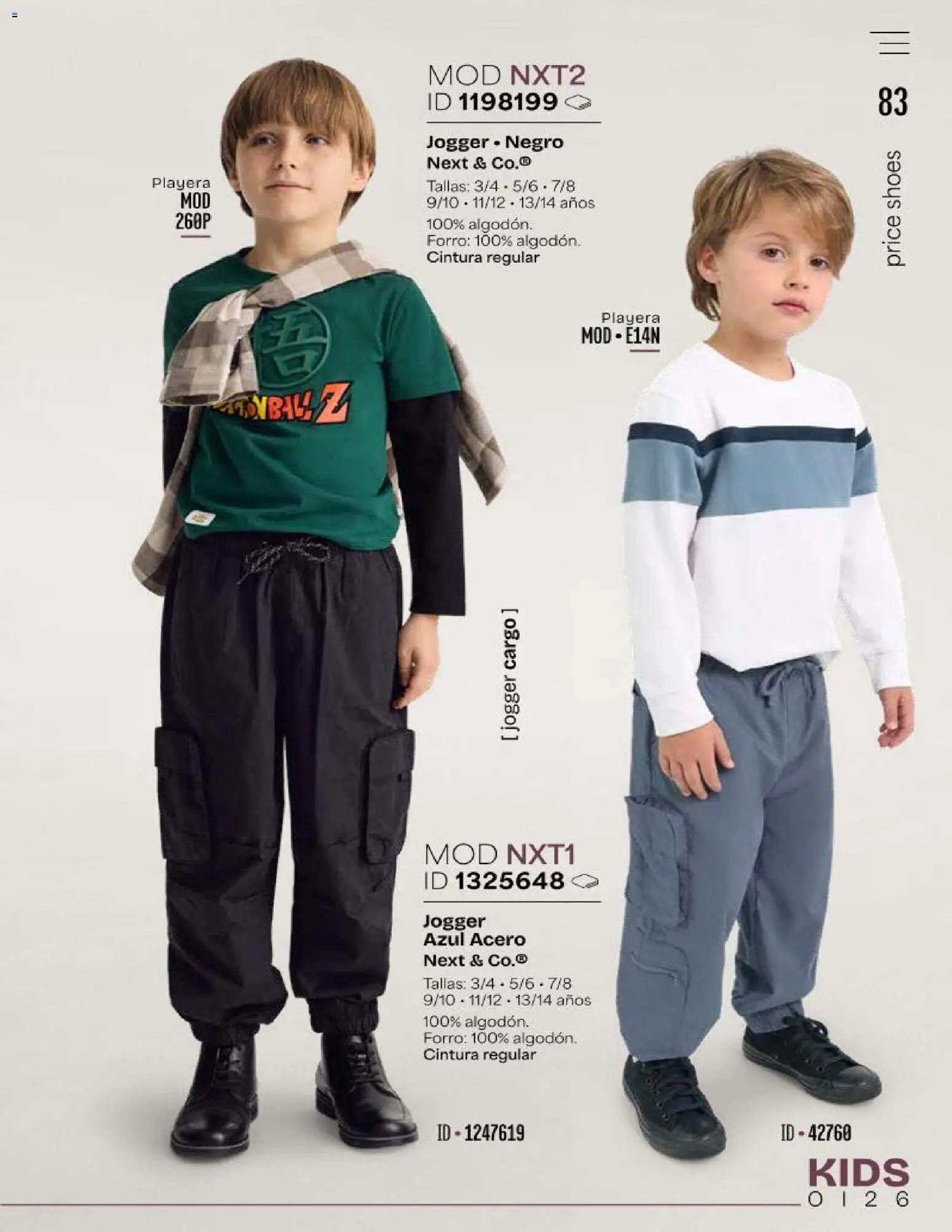 Vista previa las ofertas de la tienda Price Shoes - Price Shoes catálogo Kids desde el 01/10/2026 - Playera