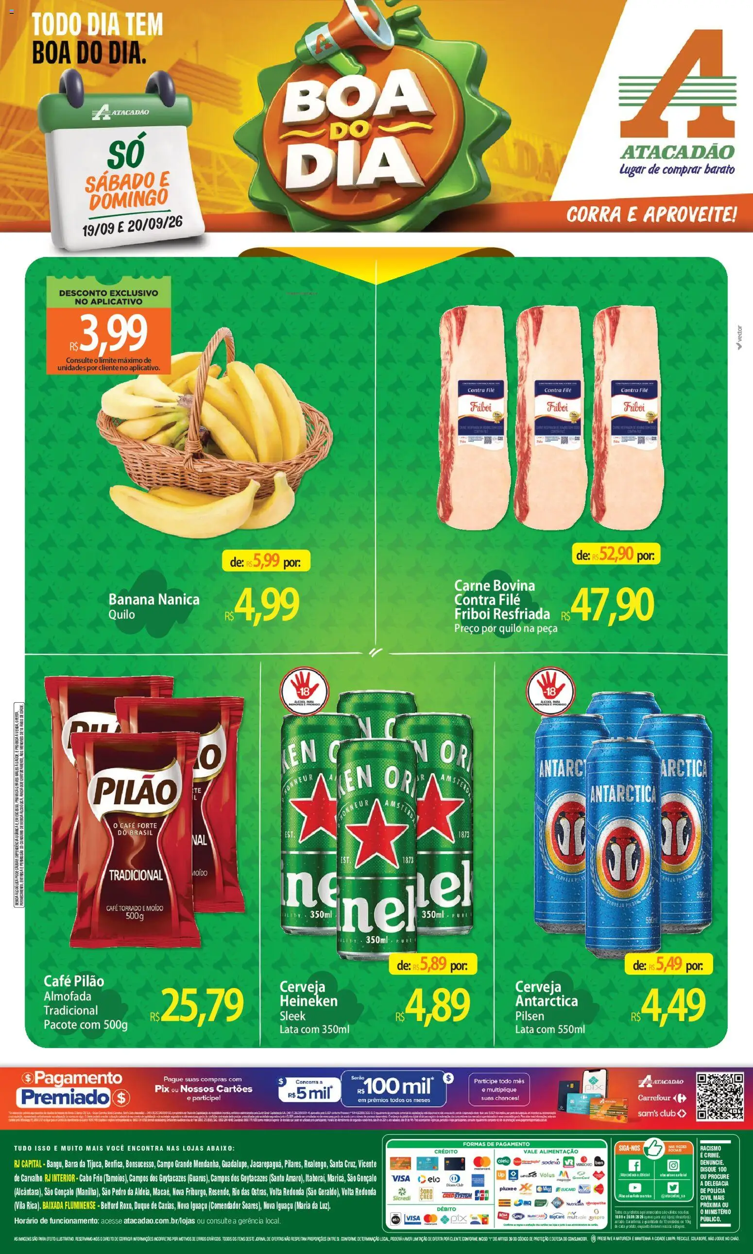 Pré-Visualização do folheto "Atacadão ofertas - RJ" da loja Atacadão válido a partir de 19/09/2026
