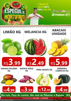 Pré-Visualização do folheto "Mateus ofertas Especial do Horti" da loja Mateus válido a partir de 16/05/2026