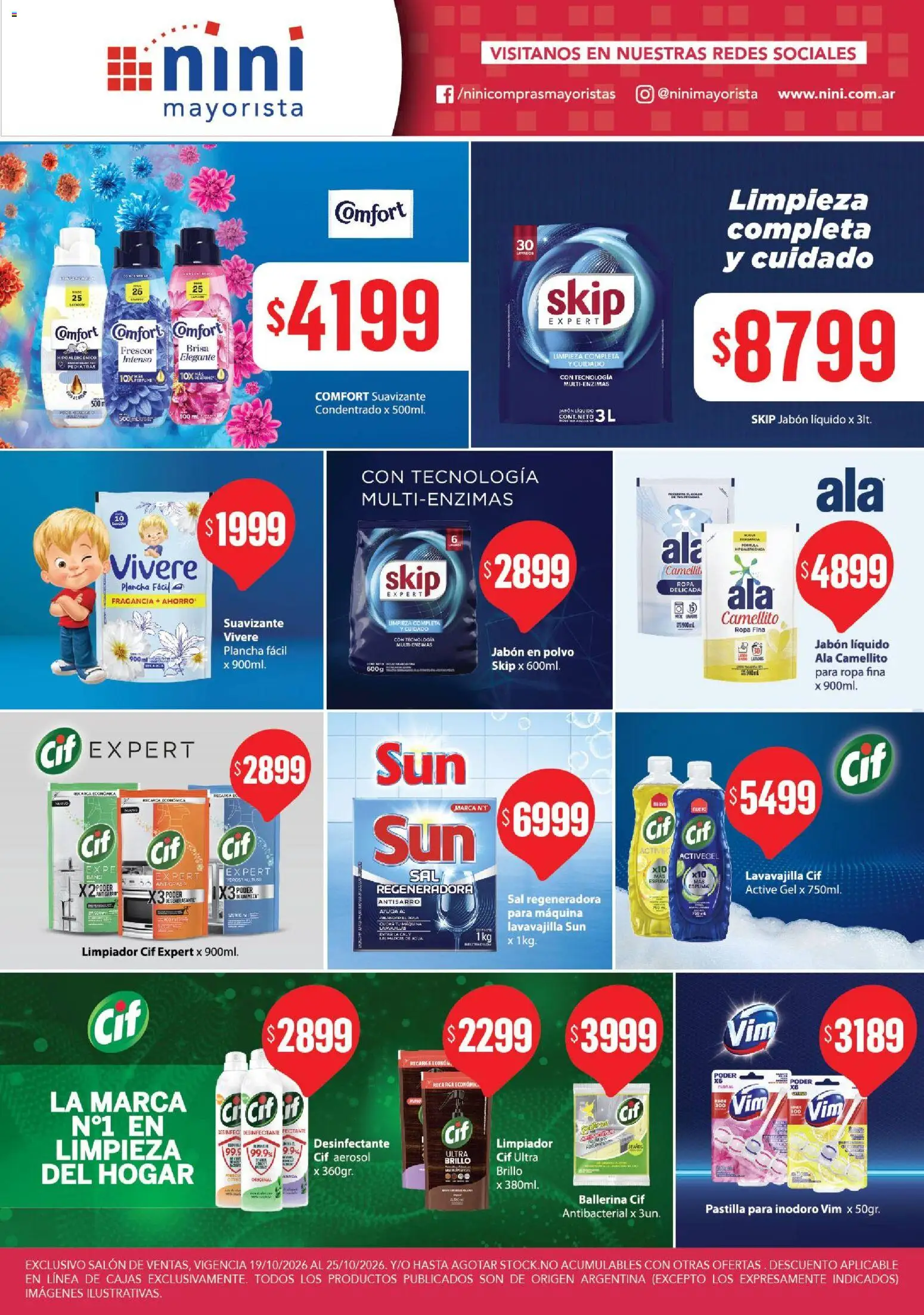 Vista previa del folleto de la tienda NINI Mayorista válido desde el 19/10/2026 