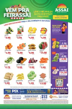 Pré-Visualização do folheto "Assaí Atacadista ofertas - PR" da loja Assaí Atacadista válido a partir de 10/10/2026