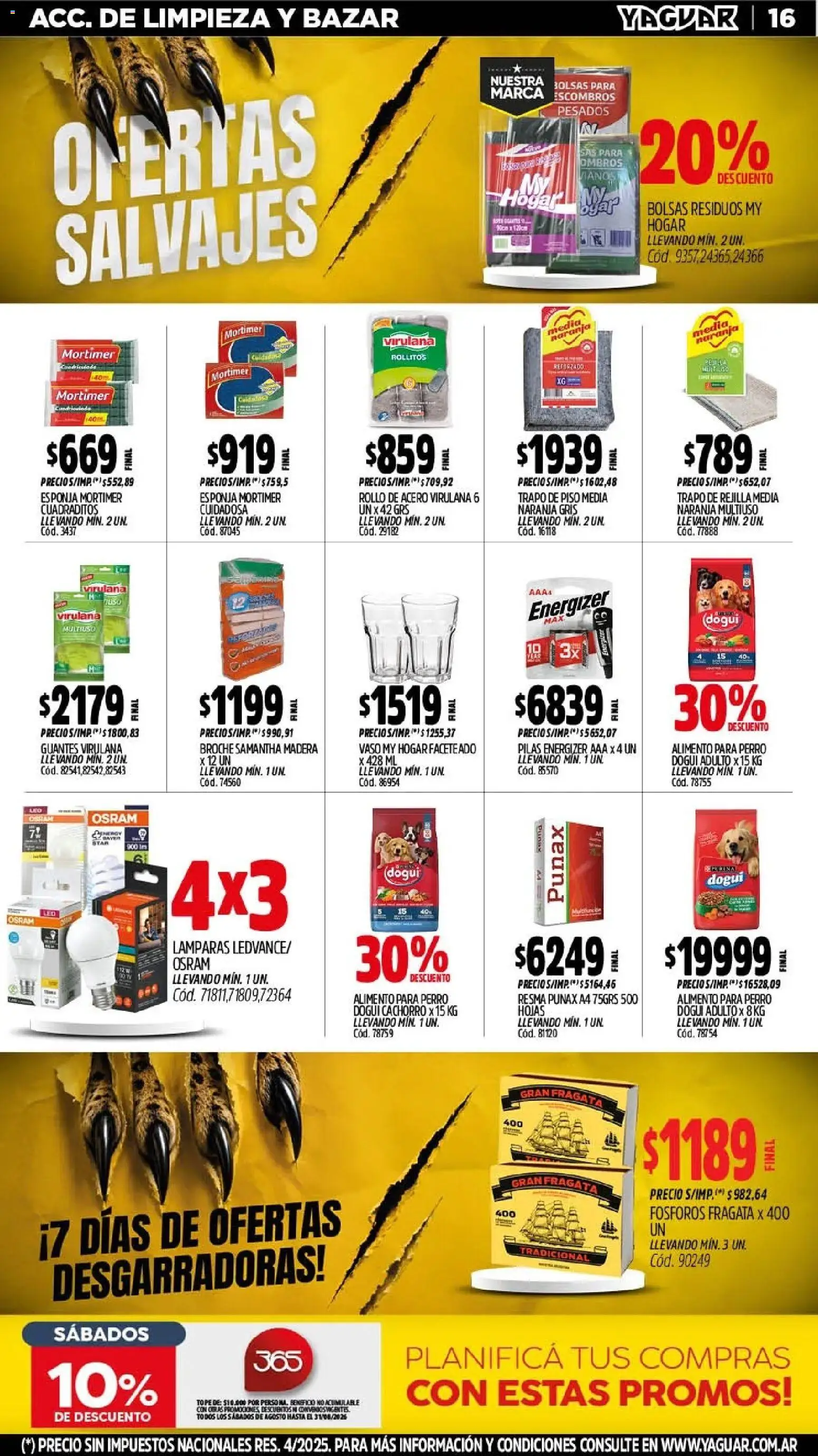 Vista previa del folleto de la tienda Yaguar válido desde el 03/08/2026 