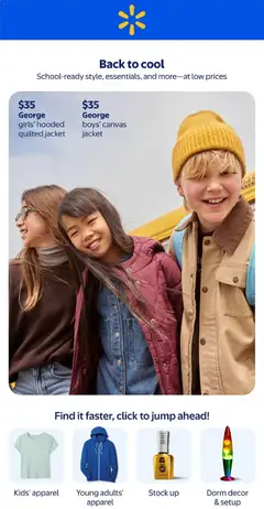 Preview of leaflet Walmart flyer - Back to cool from shop Walmart is valid from Jul 30, 2026