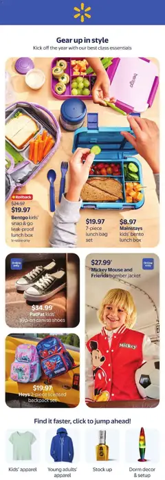 Preview of leaflet Walmart flyer - Back to cool from shop Walmart is valid from Jul 30, 2026