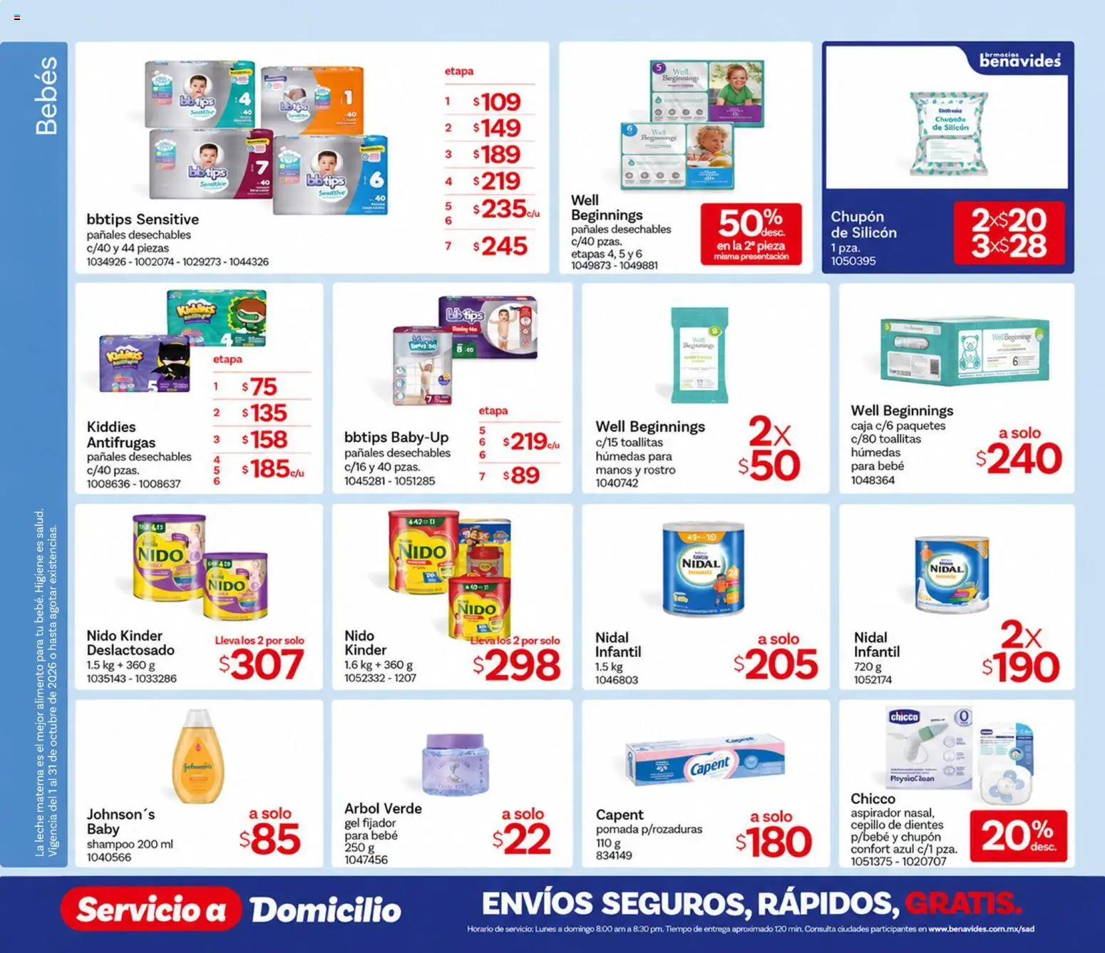 Vista previa las ofertas de la tienda Farmacia Benavides - Farmacia Benavides catálogo desde el 01/10/2026 