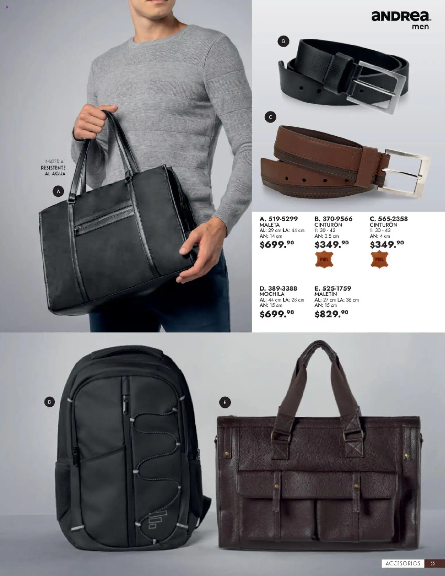 Vista previa las ofertas de la tienda Andrea - Andrea catálogo Accesorios para todos desde el 23/08/2026 