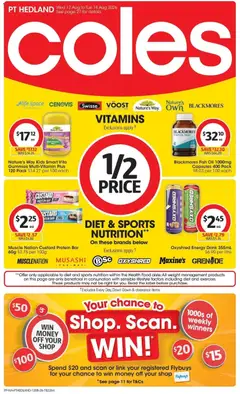 Preview of catalogue Coles catalogue PT Hedland from shop Coles valid 12/08/2026