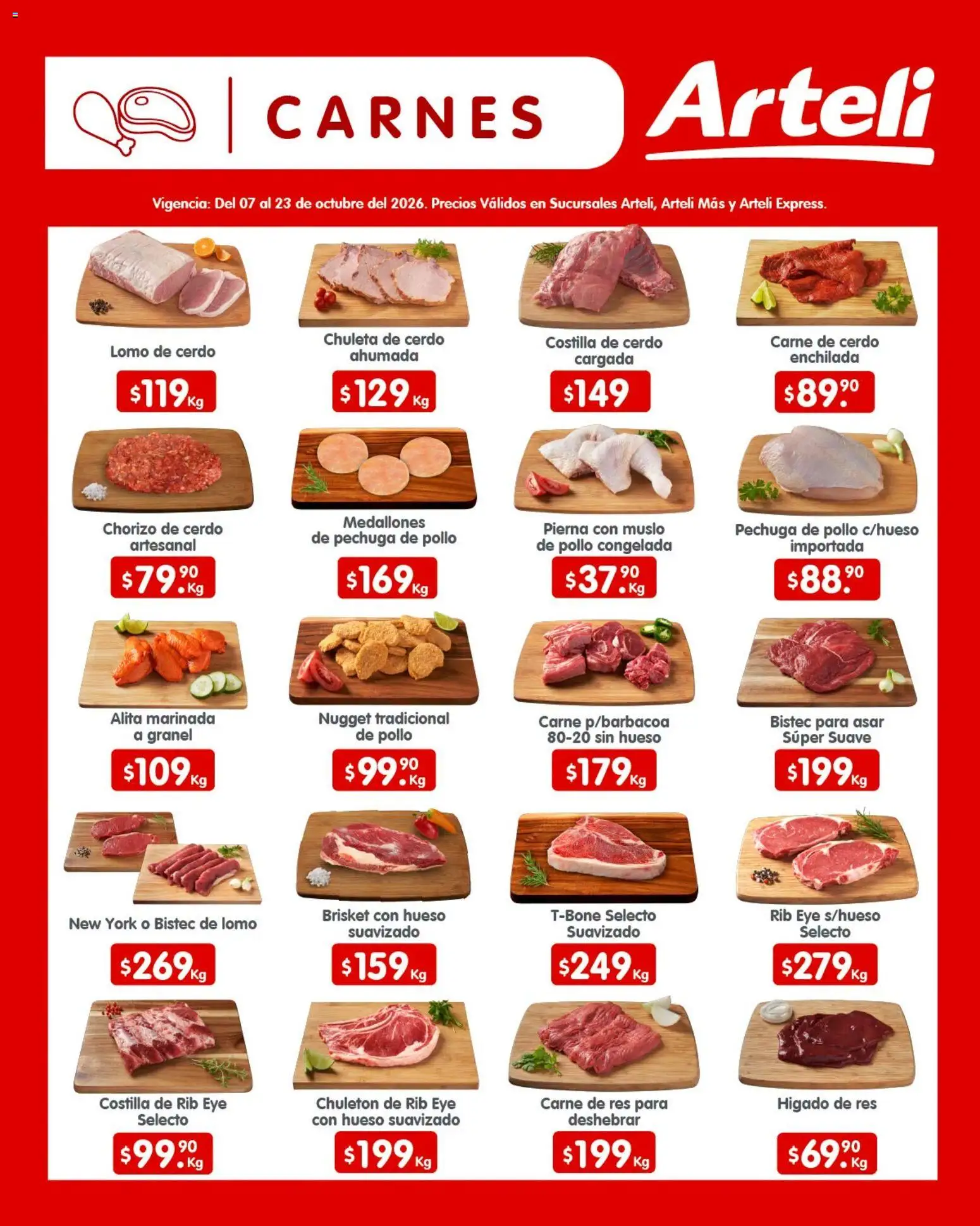 Vista previa las ofertas de la tienda Arteli - Arteli folleto Quincenal desde el 07/10/2026 