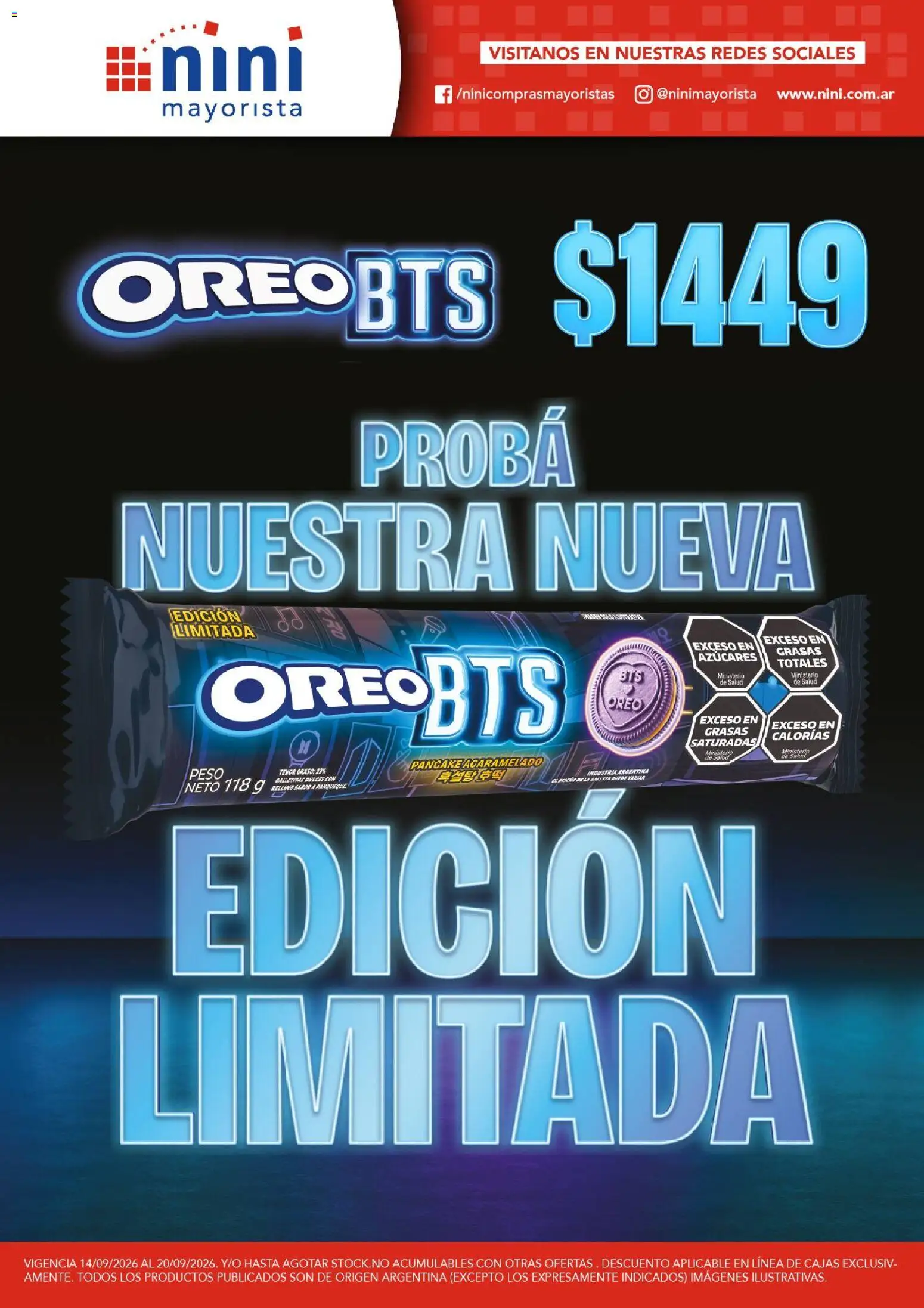 Vista previa del folleto de la tienda NINI Mayorista válido desde el 14/09/2026 