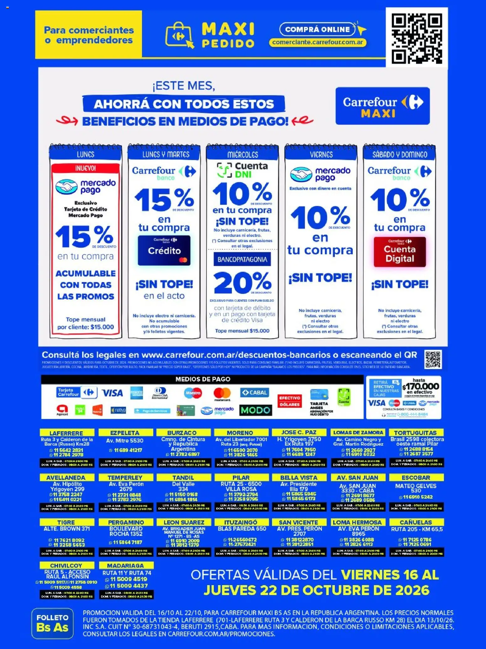 Vista previa del folleto de la tienda Carrefour Maxi válido desde el 16/10/2026 