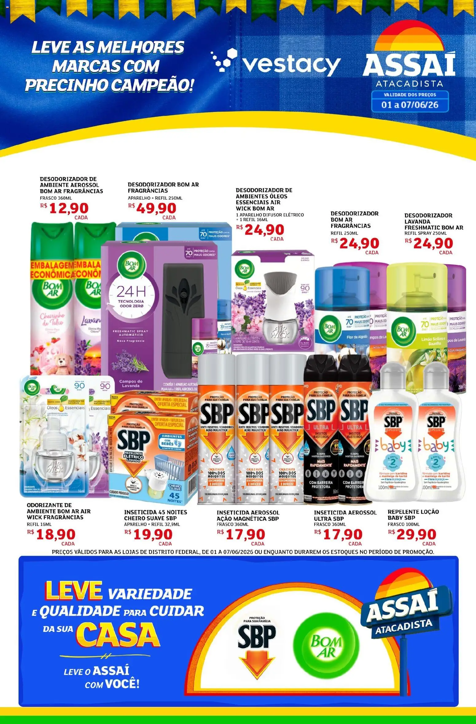 Pré-Visualização do folheto "Assaí Atacadista ofertas - DF" da loja Assaí Atacadista válido a partir de 01/06/2026