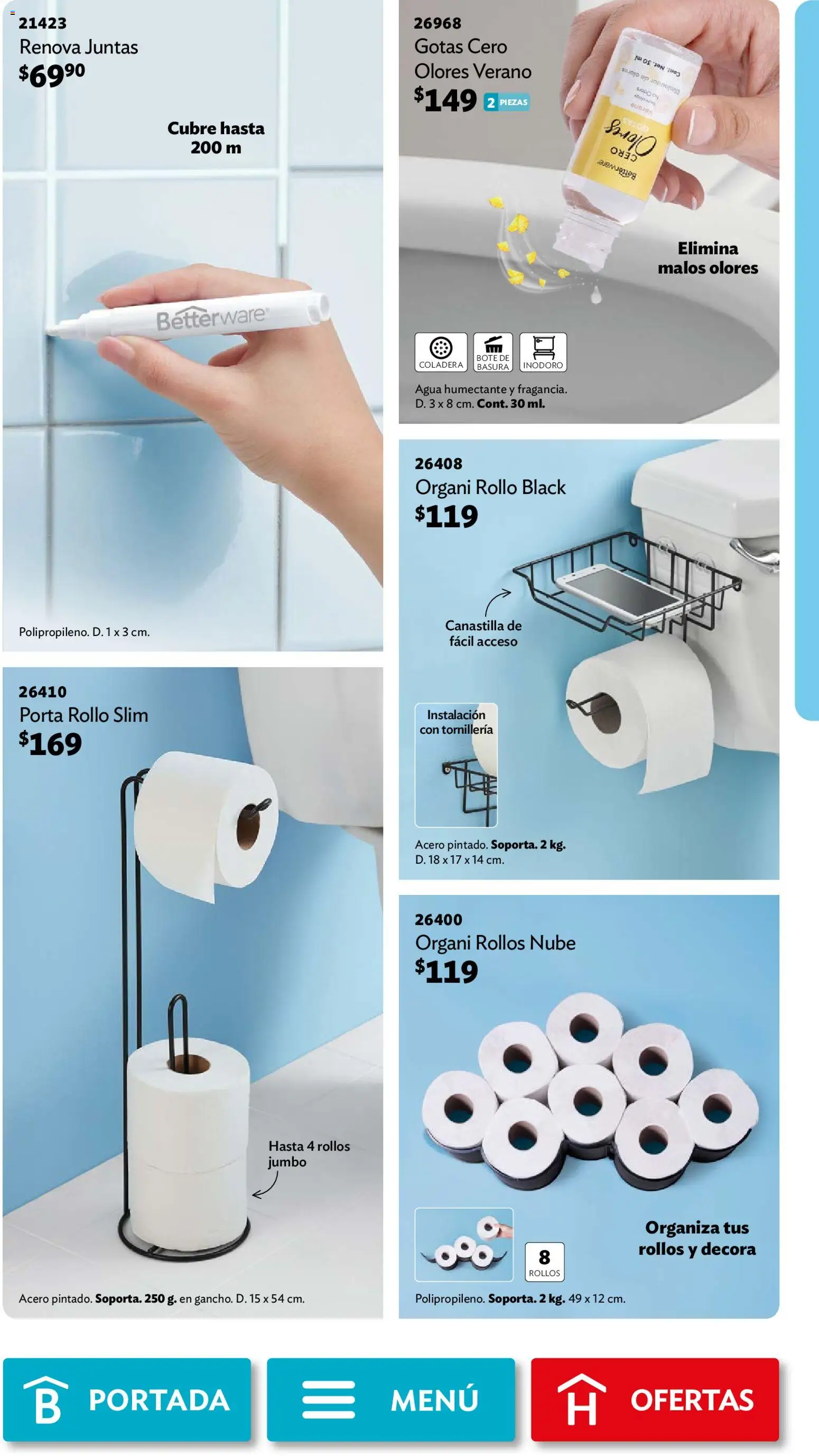 Vista previa las ofertas de la tienda Betterware - Betterware campaña 8 2026 desde el 03/08/2026 