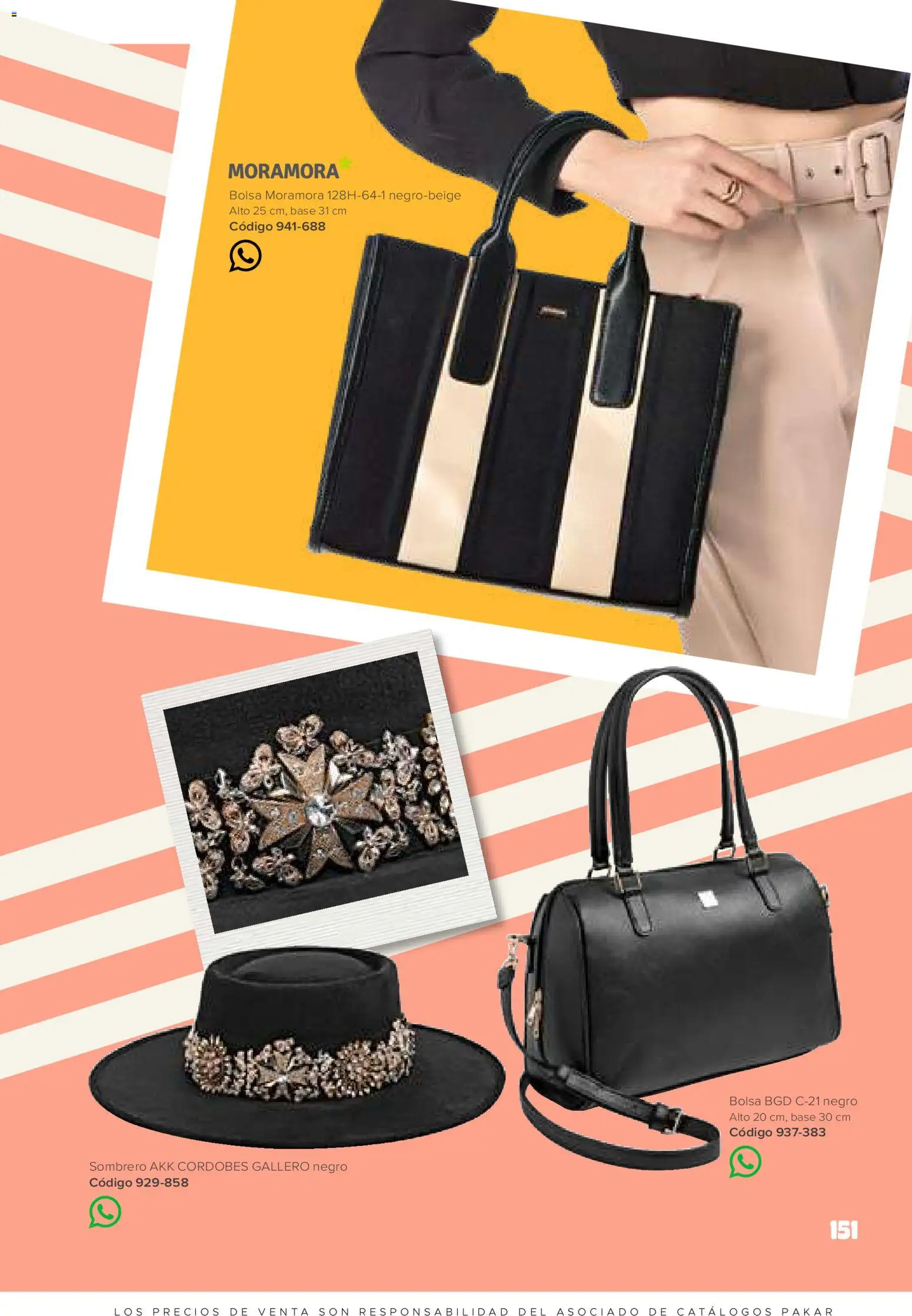 Vista previa las ofertas de la tienda SC Pakar - Catálogo Ropa desde el 30/01/2026 - Bolsa, Sombrero