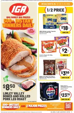 Preview of catalogue IGA catalogue WA Medium Metro from shop IGA valid 15/07/2026