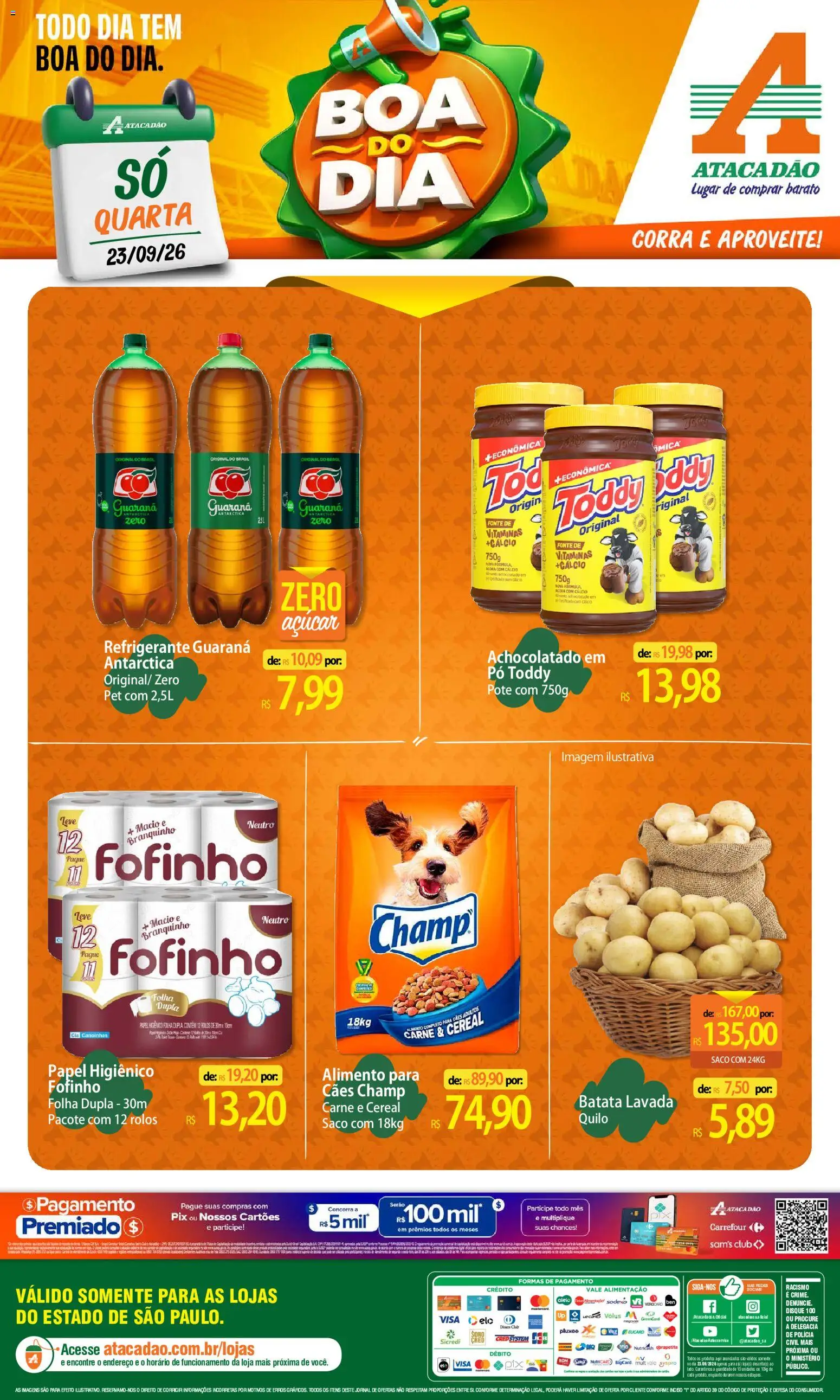 Pré-Visualização do folheto "Atacadão ofertas - SP" da loja Atacadão válido a partir de 23/09/2026