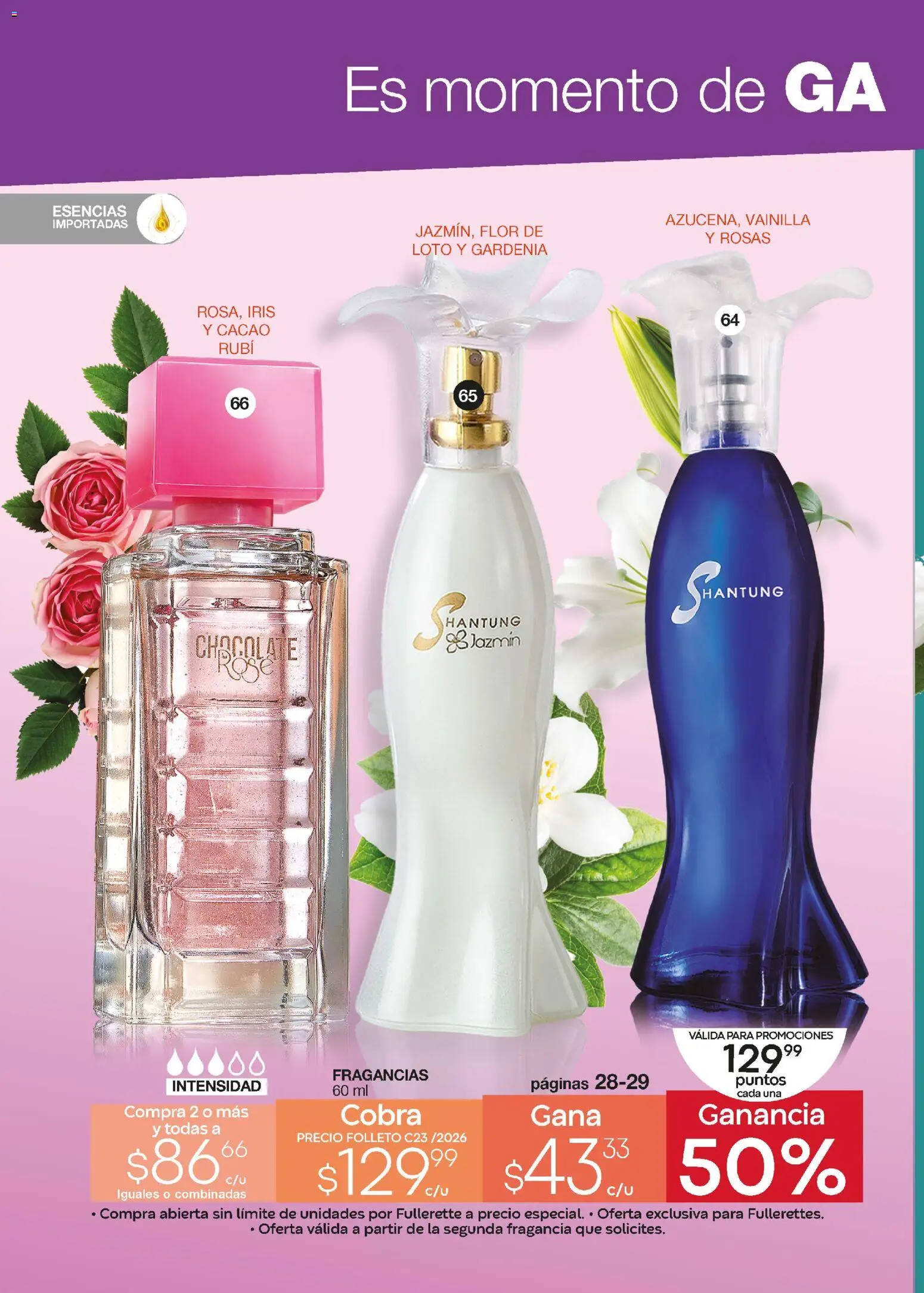 Vista previa las ofertas de la tienda Fuller - Revista Gana Más C23 desde el 18/02/2026 - Chocolate, Cacao, Vainilla, Fragancia, Esencias