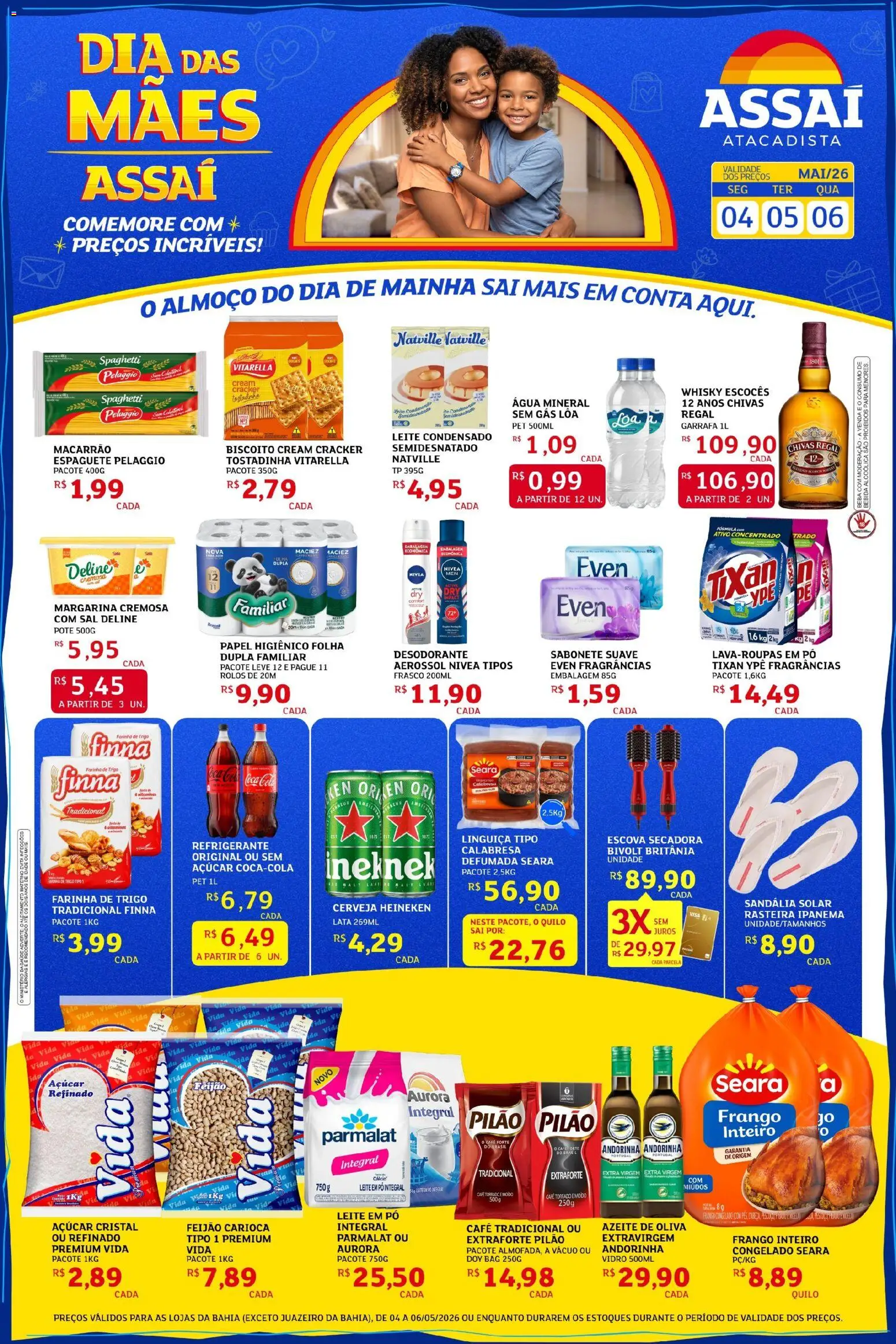 Pré-Visualização do folheto "Assaí Atacadista ofertas - BA" da loja Assaí Atacadista válido a partir de 04/05/2026