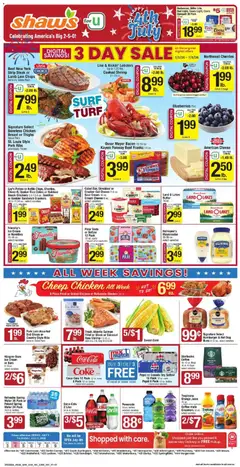 Ad Preview of Shaw's Shaw's Weekly Ad - VT from 07/03/2026
