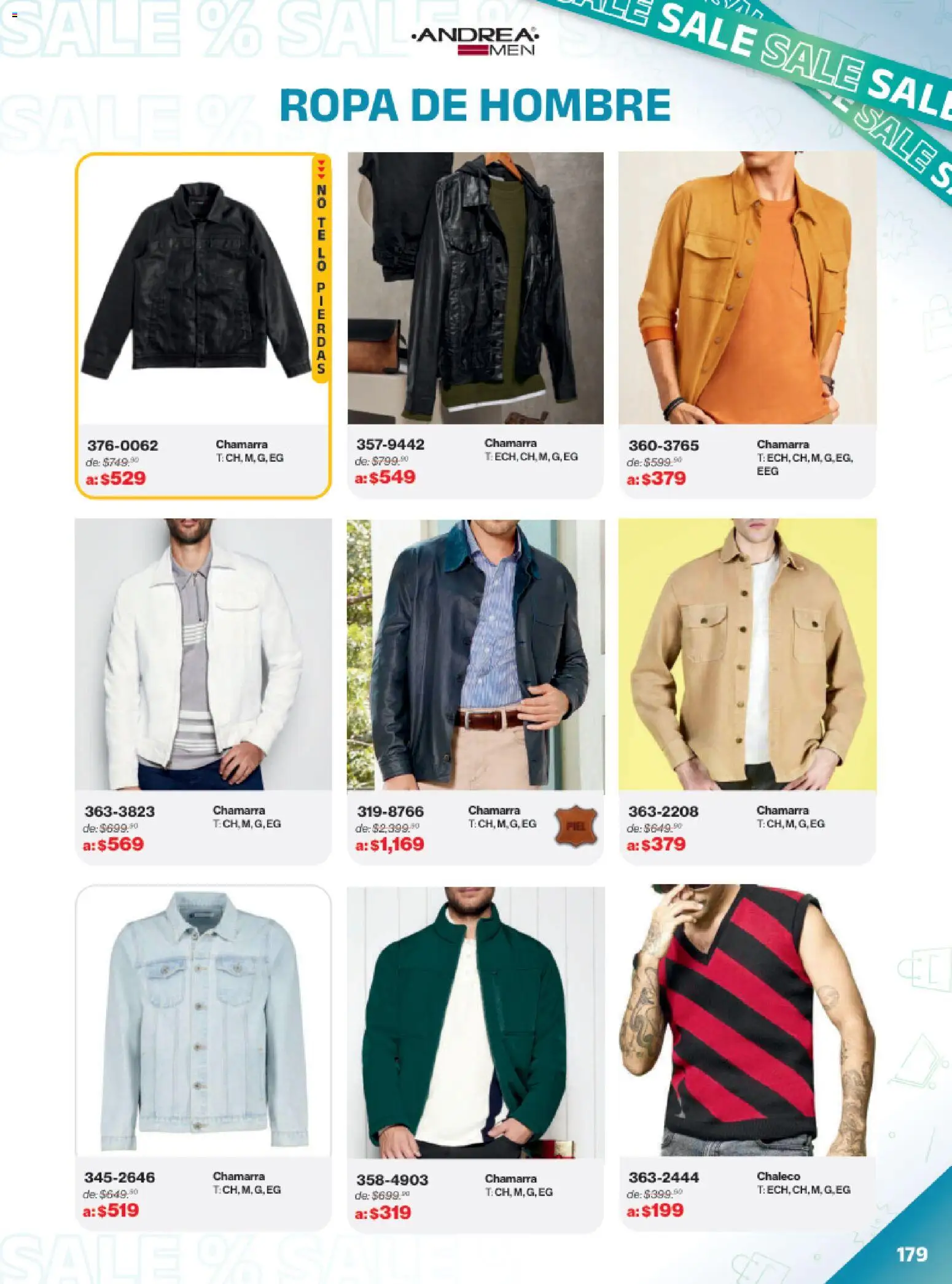 Vista previa las ofertas de la tienda Andrea - Catálogo Outlet desde el 21/12/2025 - Ropa, Chamarra, Sal, Chaleco