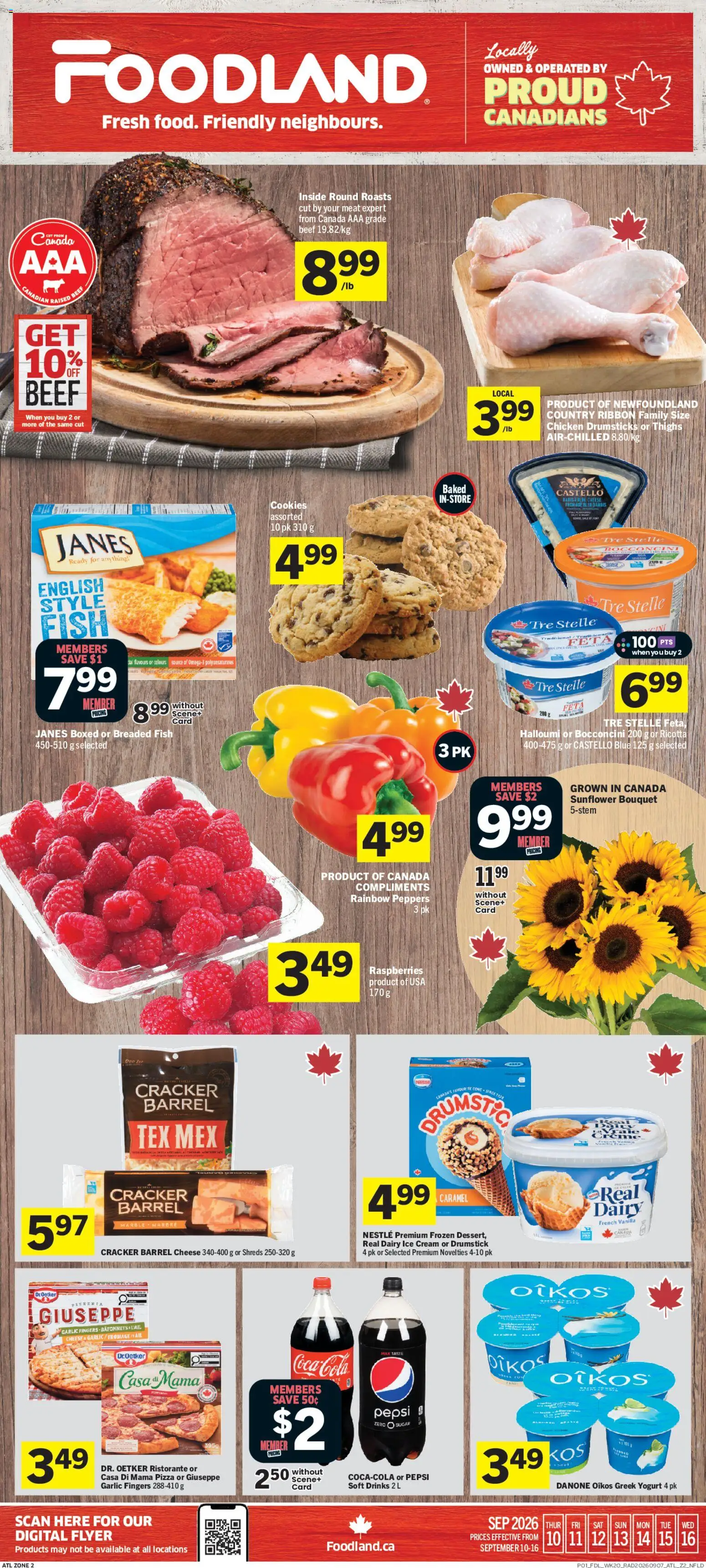 Preview of leaflet Foodland weekly flyer / circulaire from shop Foodland is valid from Sep 10, 2026