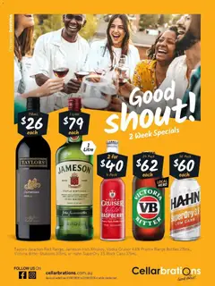 Preview of catalogue Good Shout! 10/08 from shop Cellarbrations valid 10/08/2026