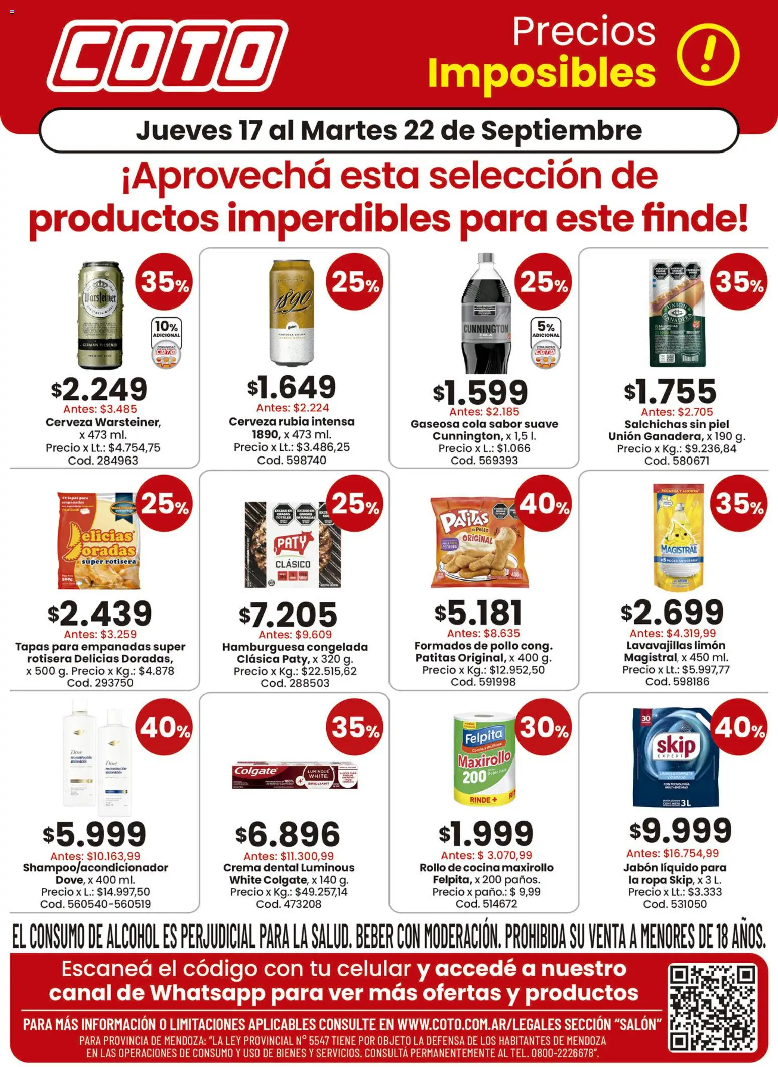 Vista previa del folleto de la tienda Coto válido desde el 17/09/2026 