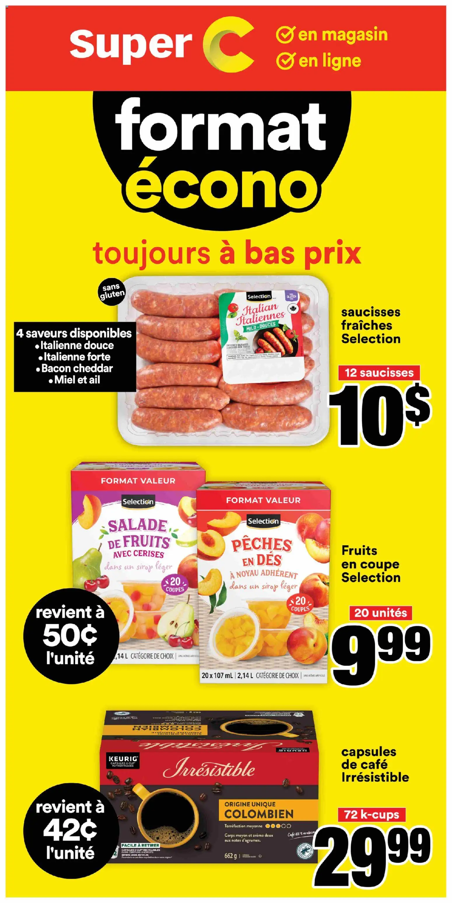 Preview of leaflet Super C - Booklet Format Econo from shop Super C is valid from Aug 06, 2026