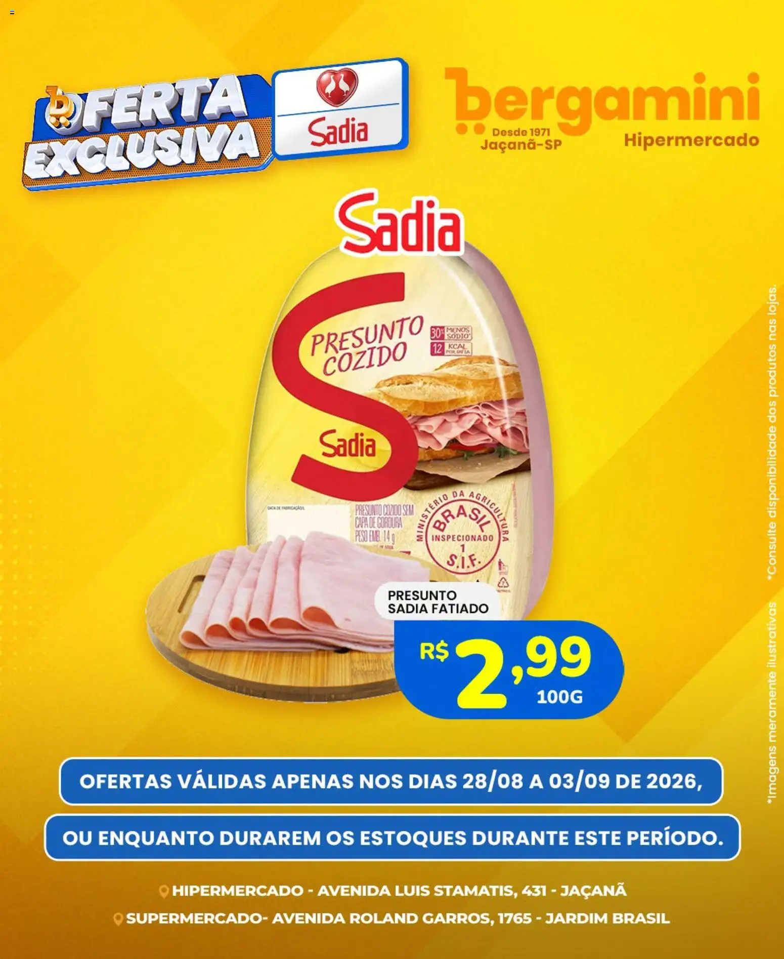 Ofertas Supermercado Bergamini ofertas Sadia e a Perdigão até 03/09/2026. - Página 5