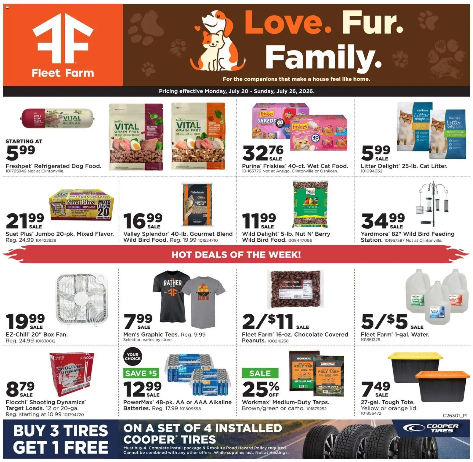 Ad Preview of Mills Fleet Farm Mills Fleet Farm Weekly Ad from 07/20/2026
