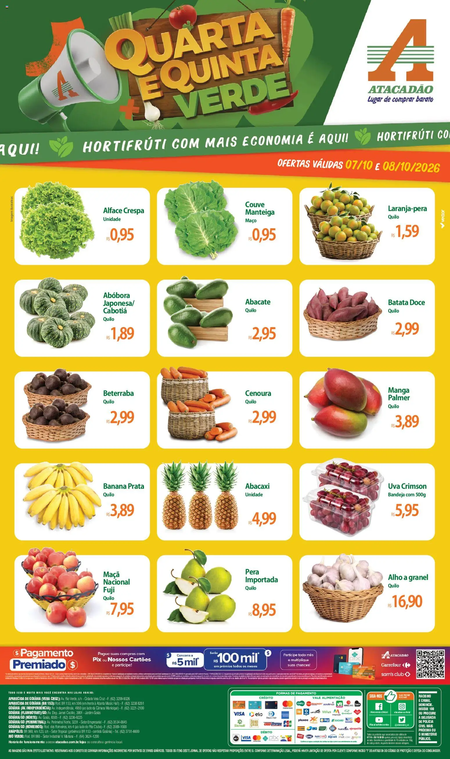 Pré-Visualização do folheto "Atacadão ofertas - GO" da loja Atacadão válido a partir de 07/10/2026