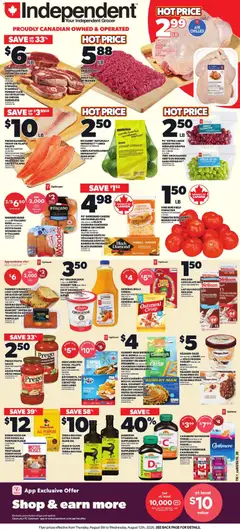 Preview of leaflet Independent Grocer weekly flyer / circulaire from shop Independent Grocer is valid from Aug 06, 2026