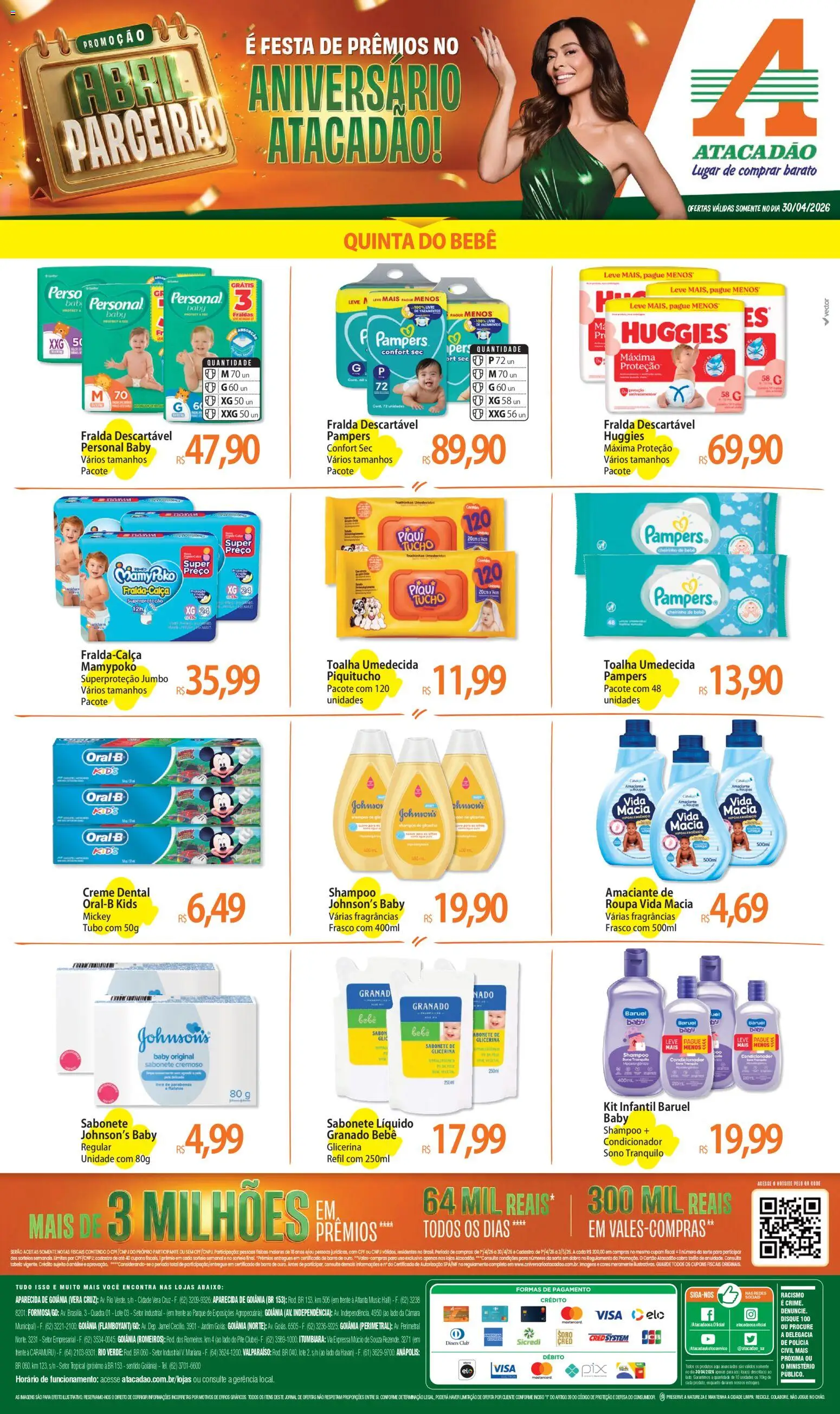 Pré-Visualização do folheto "Atacadão ofertas - GO" da loja Atacadão válido a partir de 30/04/2026