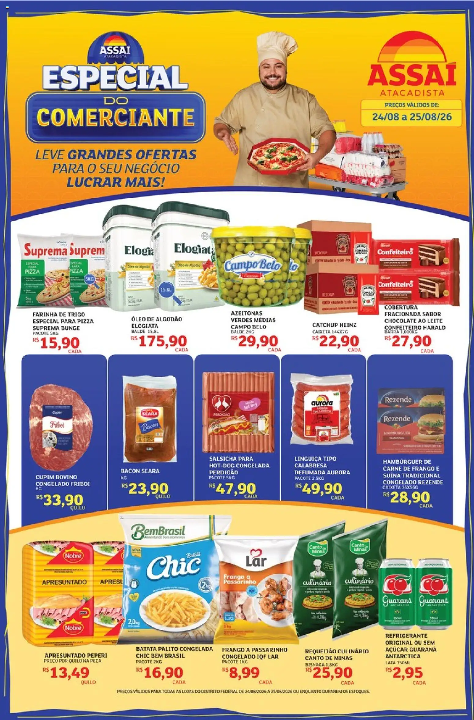 Pré-Visualização do folheto "Assaí Atacadista ofertas - DF" da loja Assaí Atacadista válido a partir de 24/08/2026
