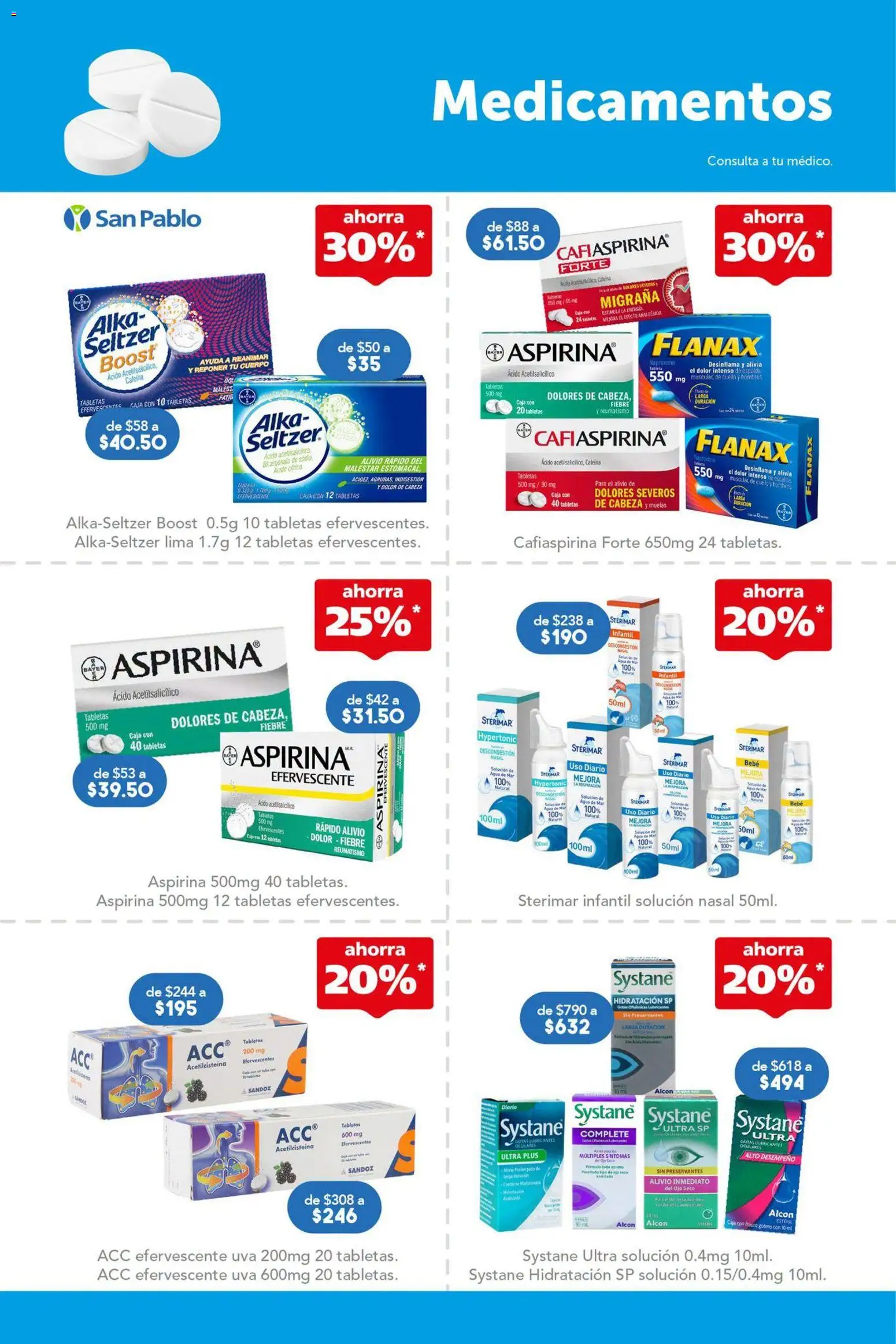 Vista previa las ofertas de la tienda Farmacia San Pablo - Farmacia San Pablo catálogo desde el 30/08/2026 