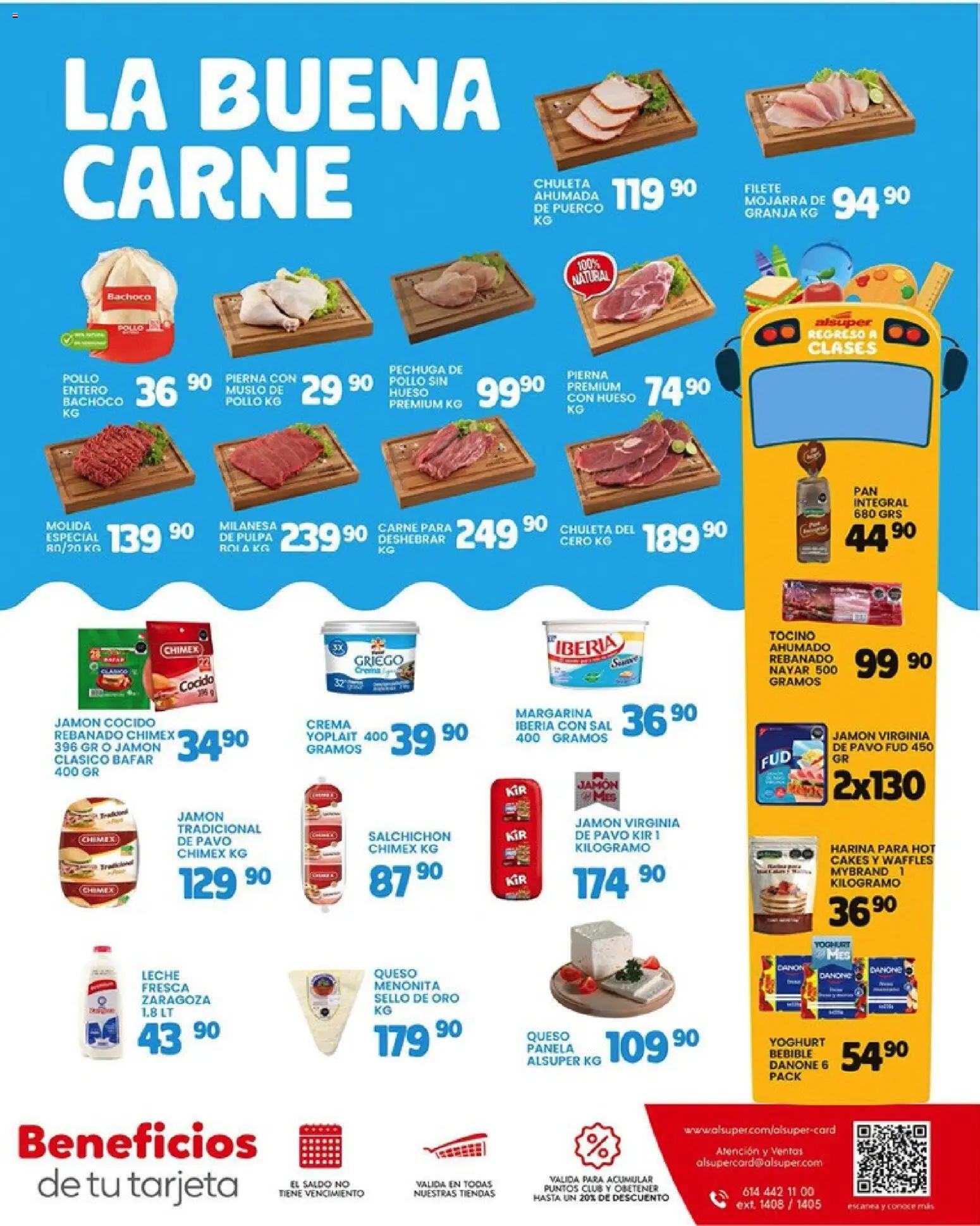 Vista previa las ofertas de la tienda Alsuper - Alsuper folleto desde el 01/09/2026 - Pollo, Waffles, Sal, Harina, Milanesa, Jamón, Tocino, Chuleta ahumada