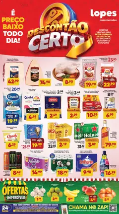 Pré-Visualização do folheto "Lopes Supermercados - Ofertas da semana" da loja Lopes Supermercados válido a partir de 09/10/2026