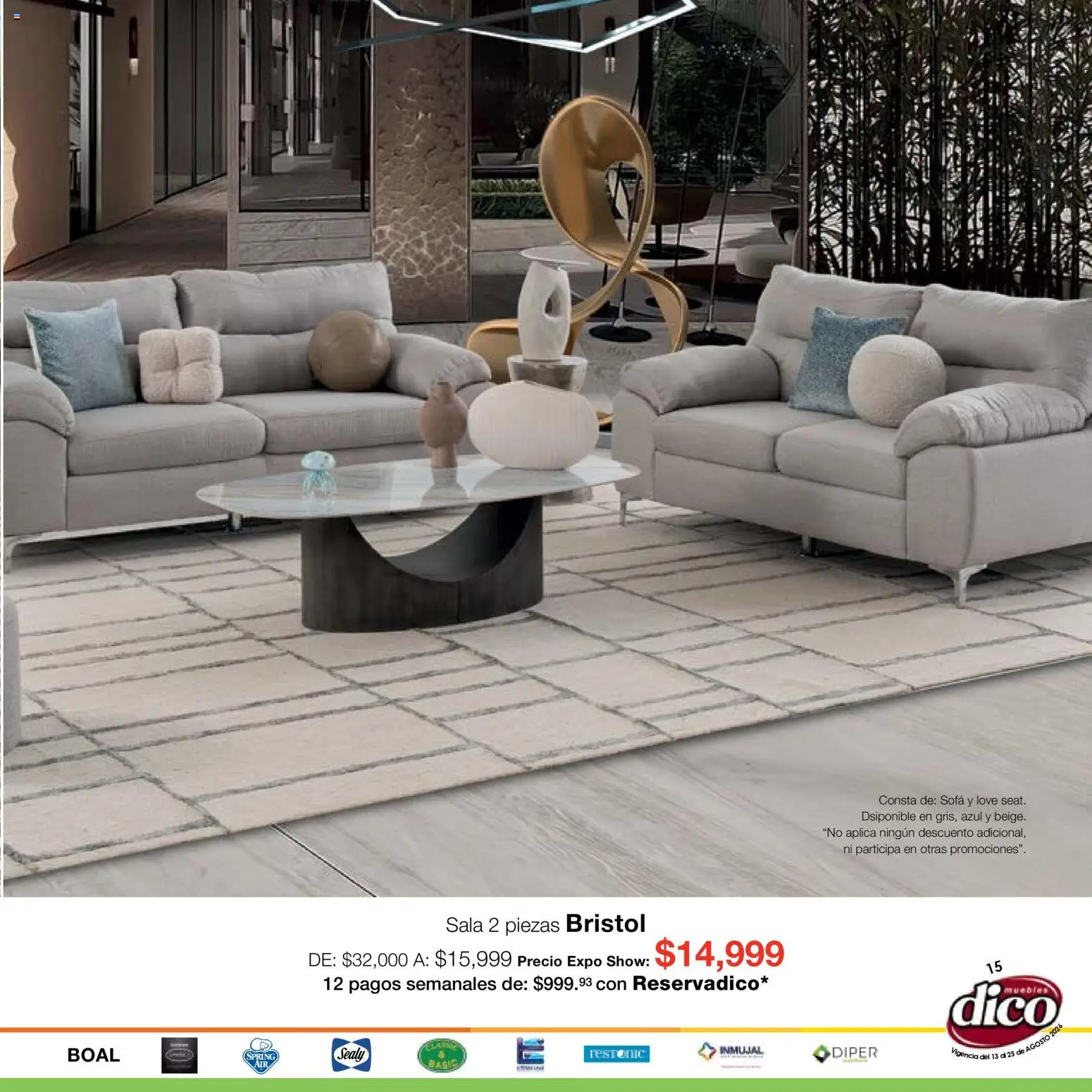 Vista previa las ofertas de la tienda Muebles Dico - Muebles Dico catálogo Expo Show desde el 13/08/2026 