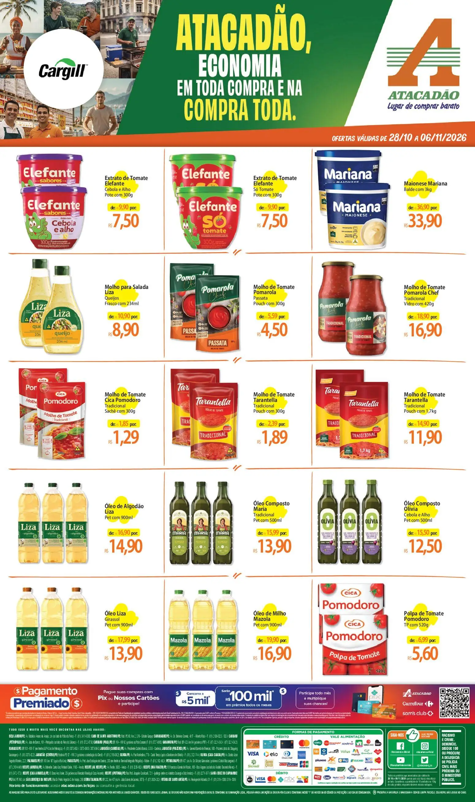 Pré-Visualização do folheto "Atacadão ofertas - PE" da loja Atacadão válido a partir de 28/10/2026