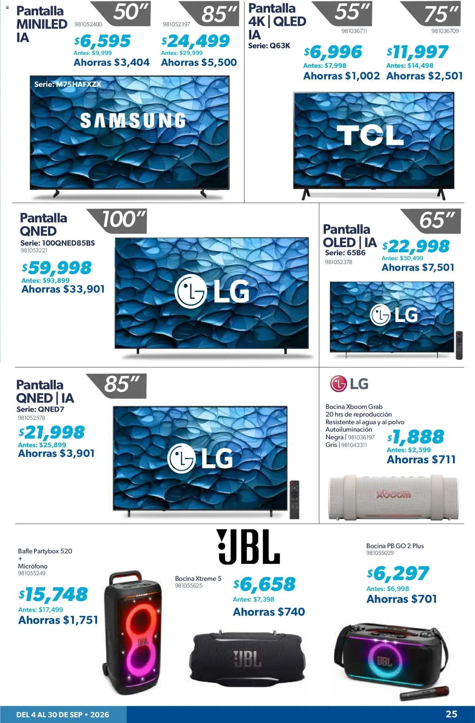 Vista previa las ofertas de la tienda Sam's Club - Sam's Club catálogo Momento para consentirte desde el 04/09/2026 