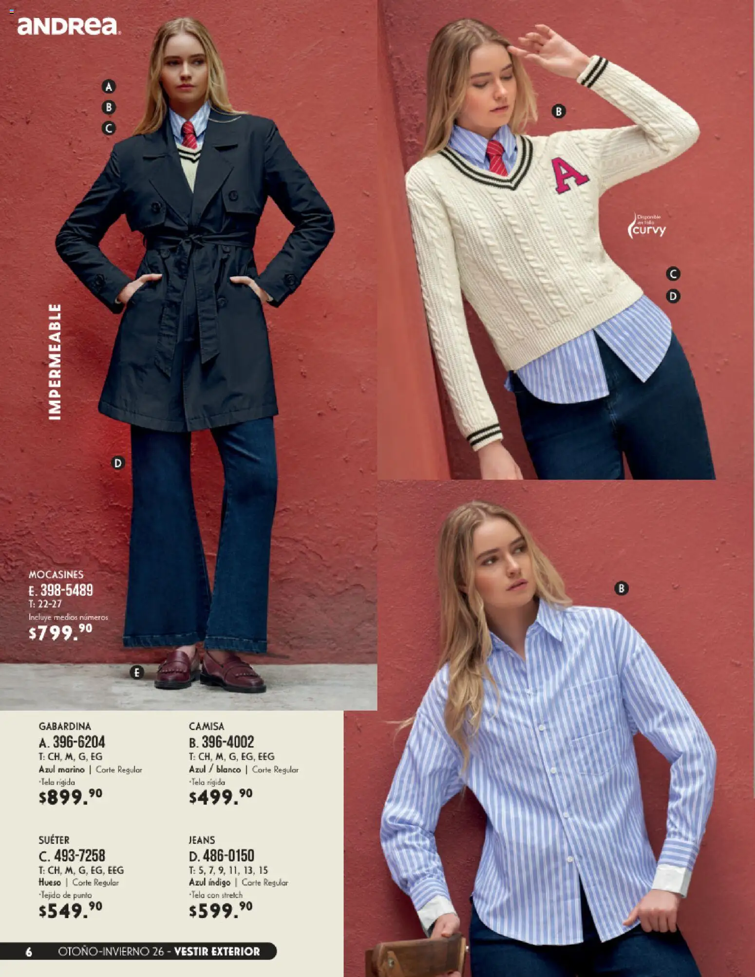 Vista previa las ofertas de la tienda Andrea - Andrea catálogo Vestir desde el 23/08/2026 