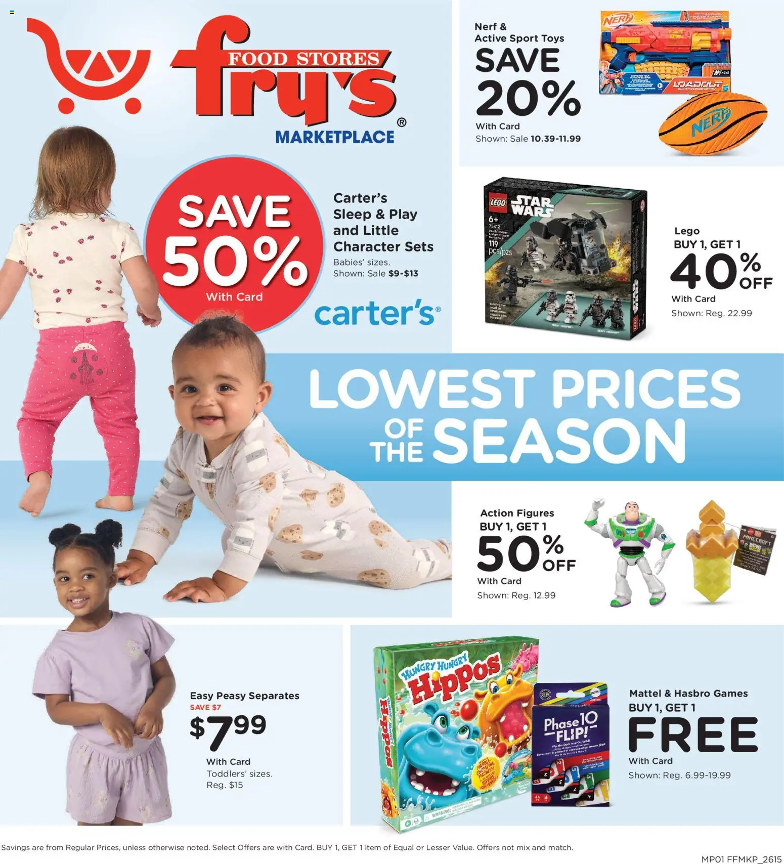 Ad Preview of Fry's Food Fry's Food Home & Apparel from 05/13/2026 - LEGO, Toys, Desk