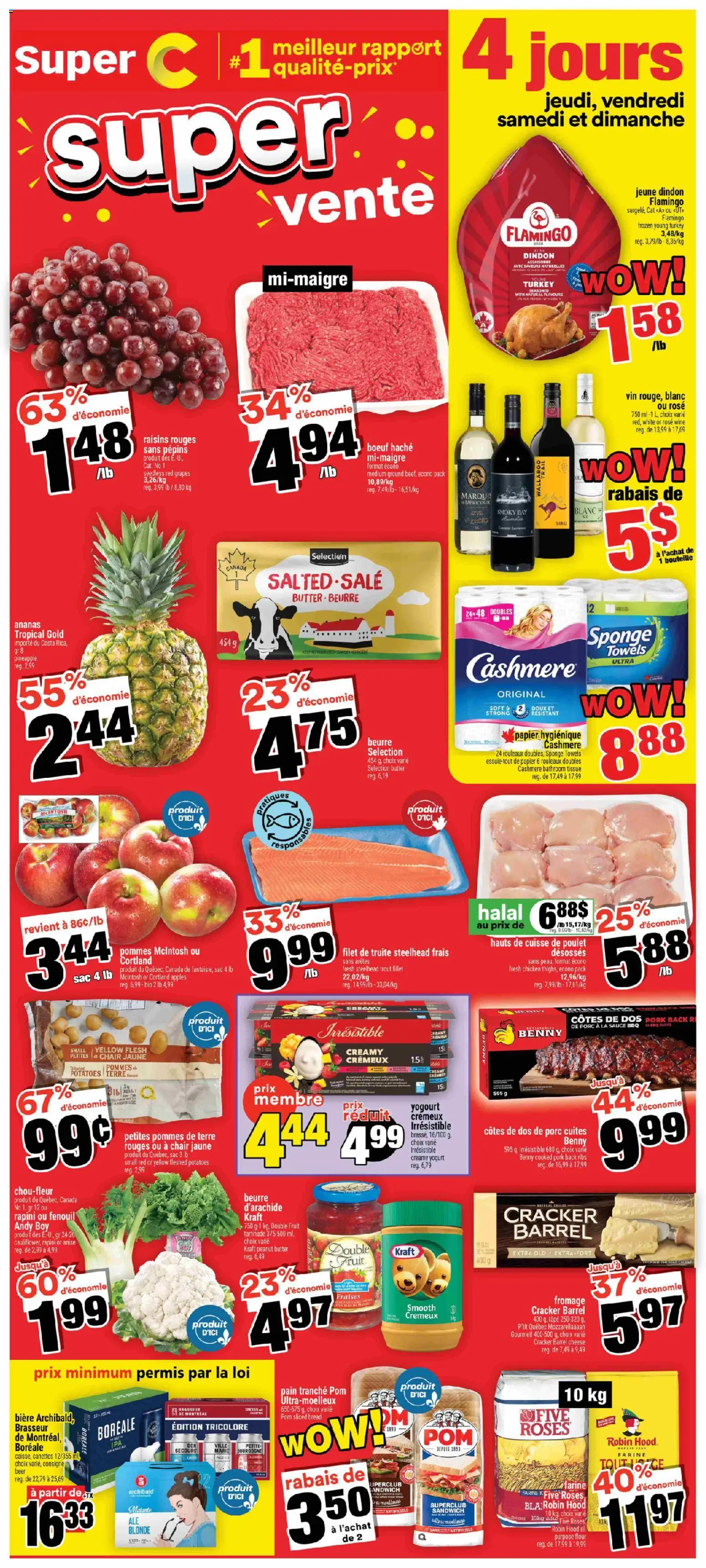 Preview of leaflet Super C weekly flyer / circulaire from shop Super C is valid from Oct 29, 2026
