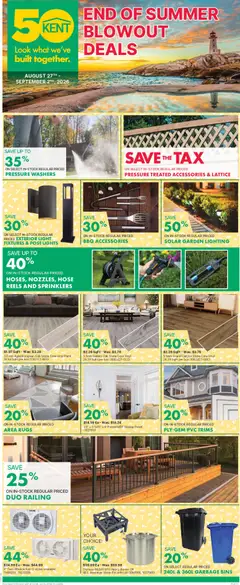 Preview of leaflet Kent flyer - End of summer blowout deals - NL from shop Kent is valid from Aug 27, 2026