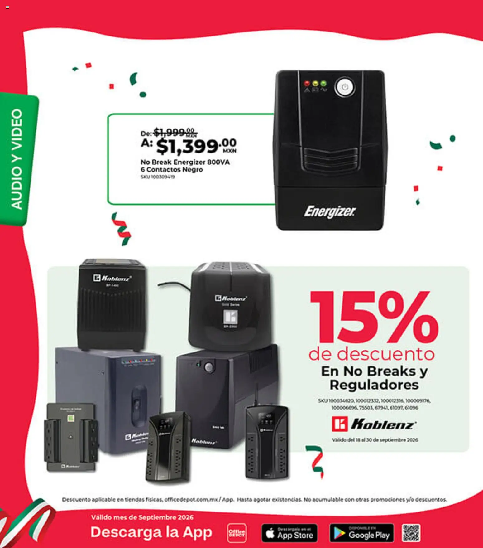 Vista previa las ofertas de la tienda Office Depot - Office Depot catálogo desde el 01/09/2026 