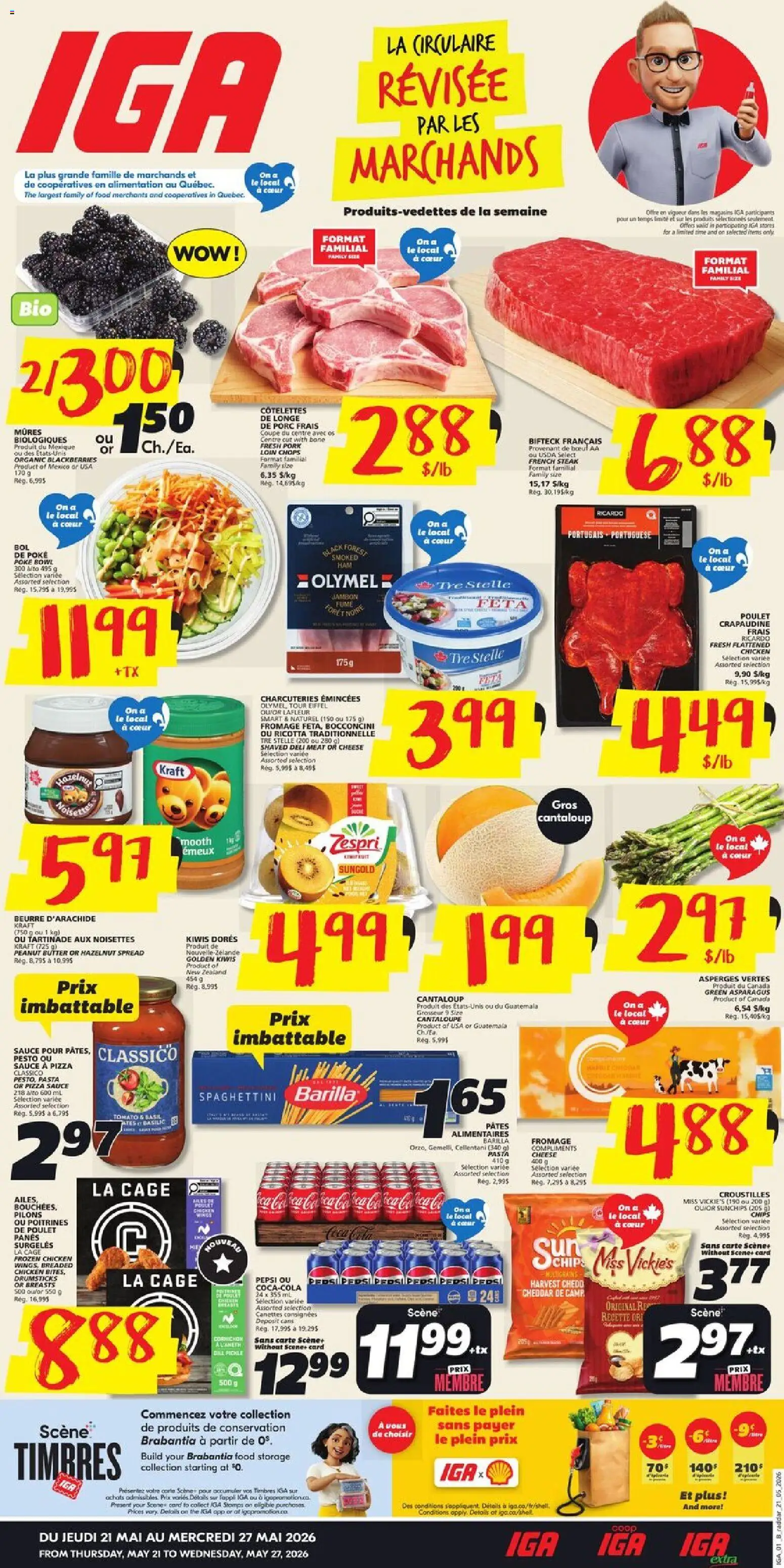 Preview of leaflet IGA circulaire - Quebec from shop IGA is valid from May 21, 2026