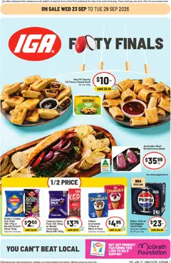 Preview of catalogue IGA catalogue from shop IGA valid 23/09/2026