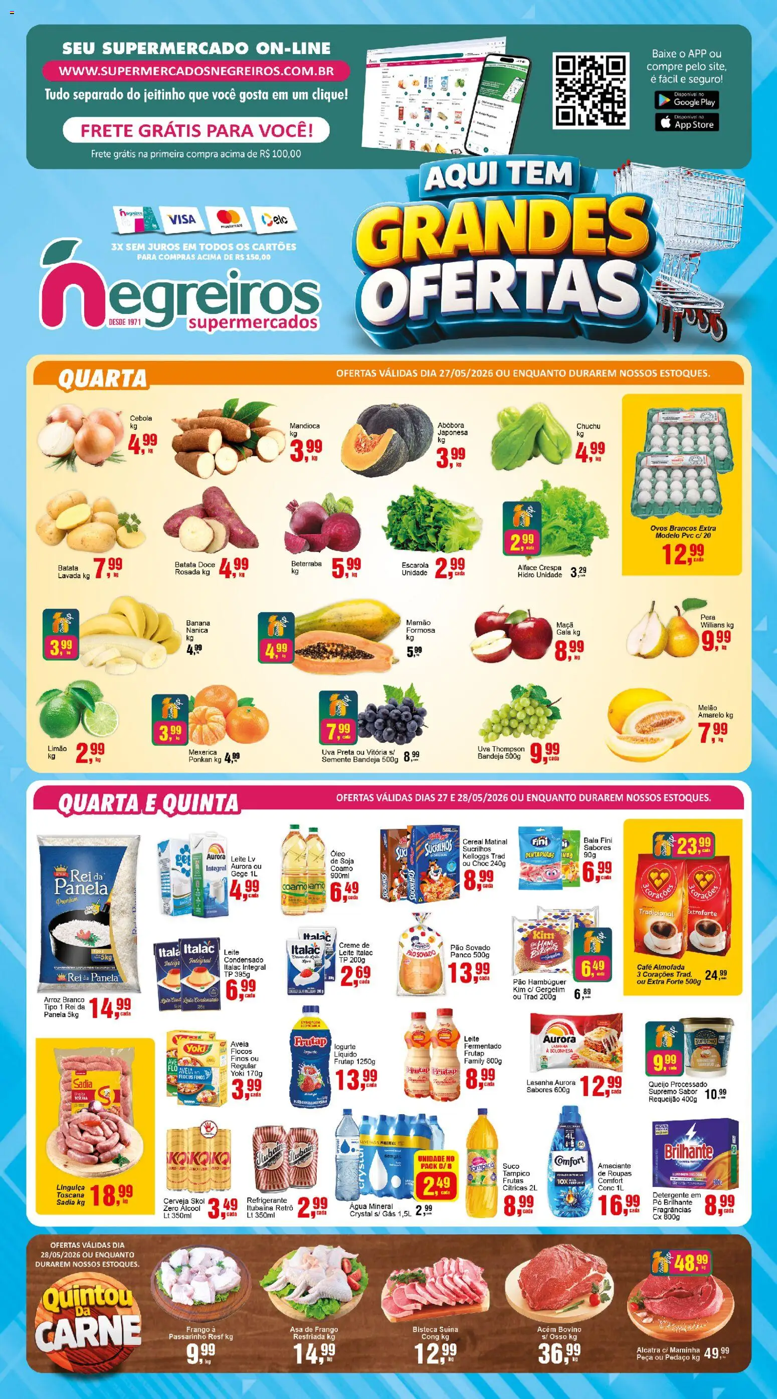 Pré-Visualização do folheto "Negreiros - Ofertas da semana" da loja Negreiros válido a partir de 27/05/2026