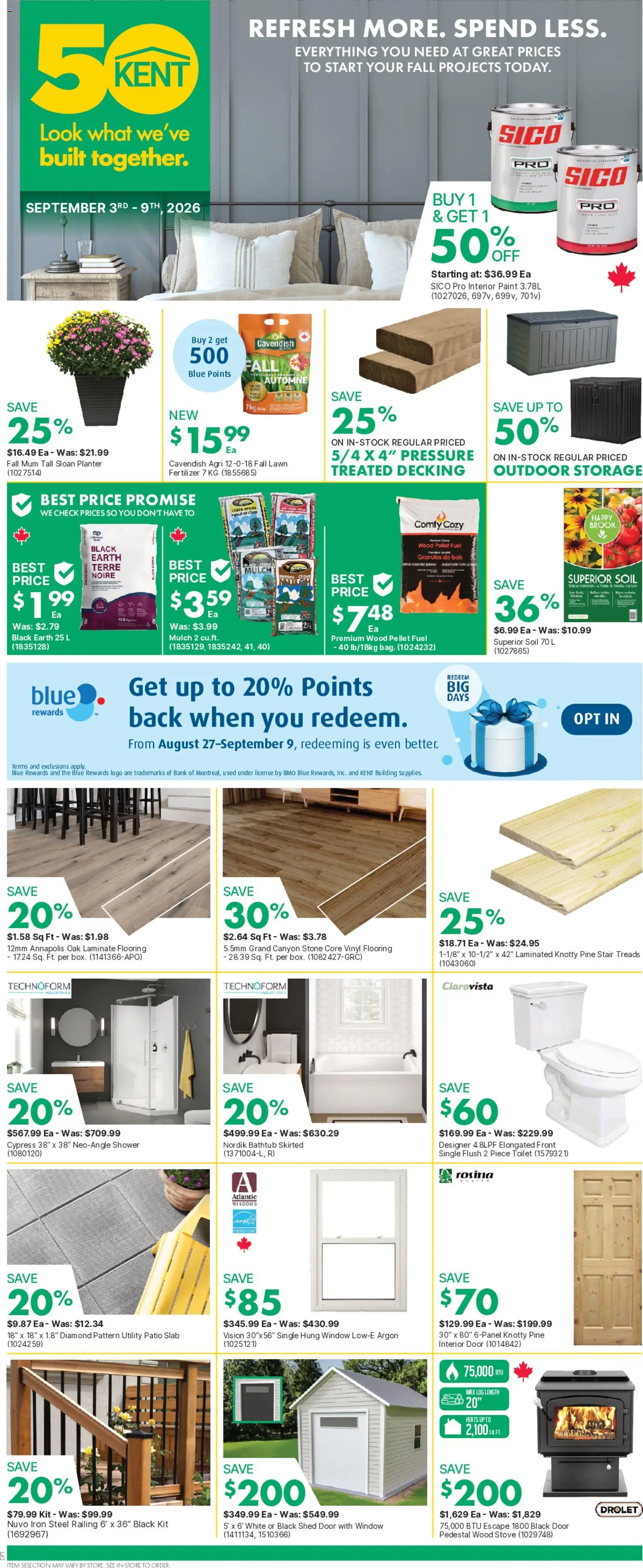 Preview of leaflet Kent weekly flyer / circulaire from shop Kent is valid from Sep 03, 2026